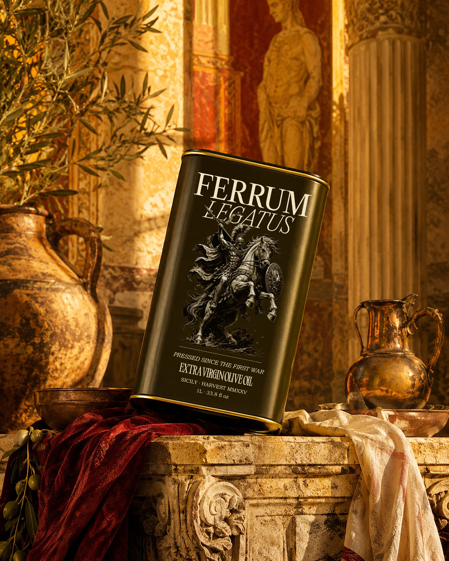 FERRUM | Olive Oil Brand Identity & Packaging