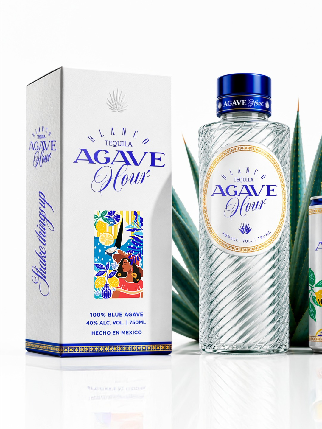 Affogato Brand Design Creates a Distinctive Bottle and Identity System for Agave Hour