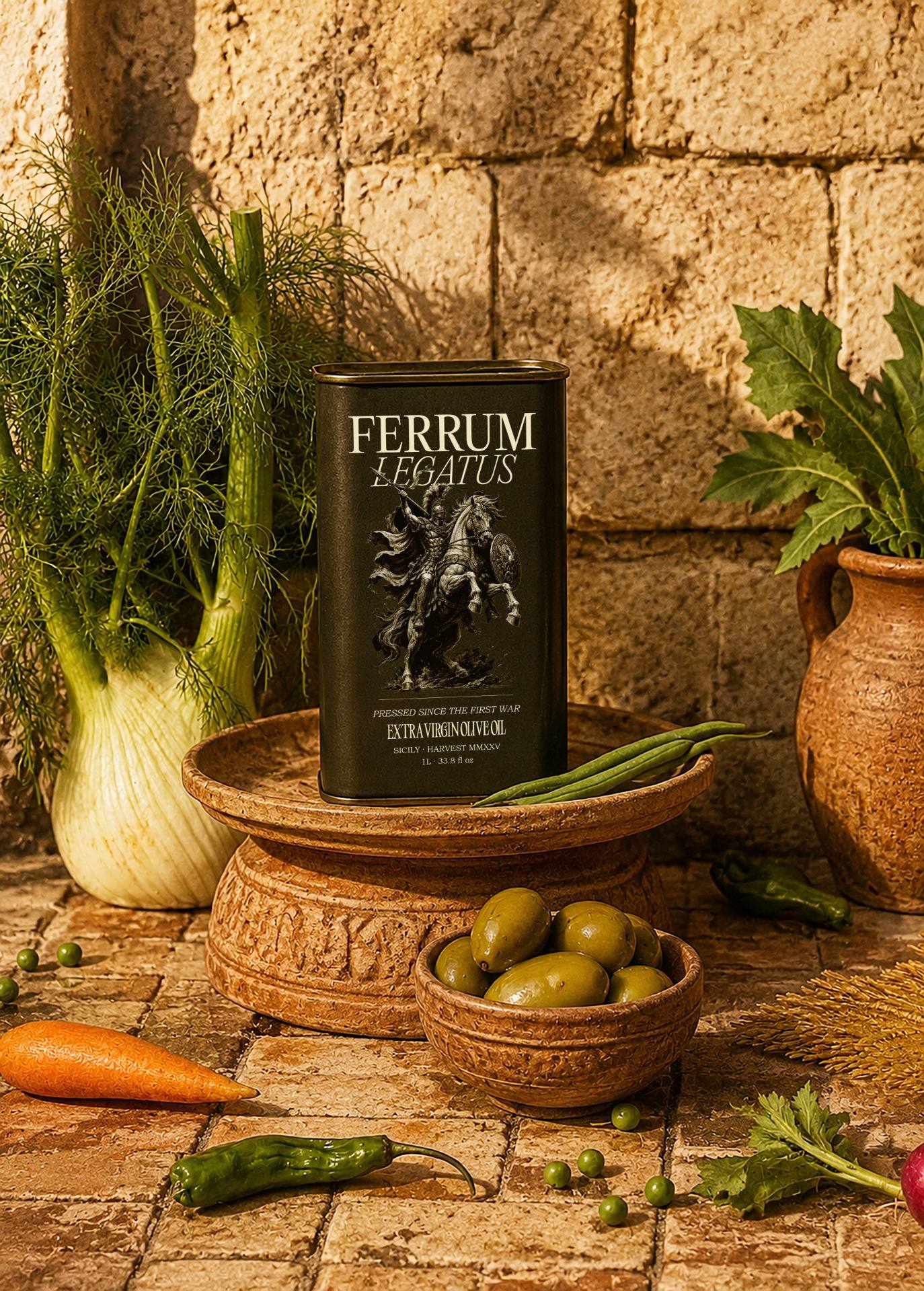 FERRUM | Olive Oil Brand Identity & Packaging
