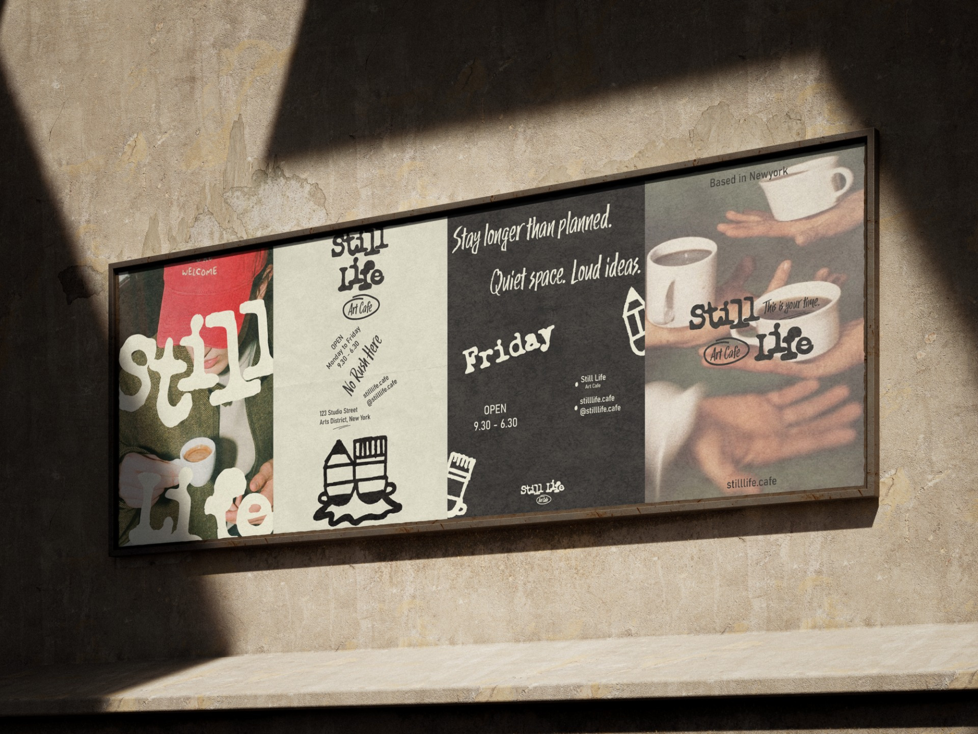 Still Life — Brand Identity & Packaging Design for a Creative Art Café