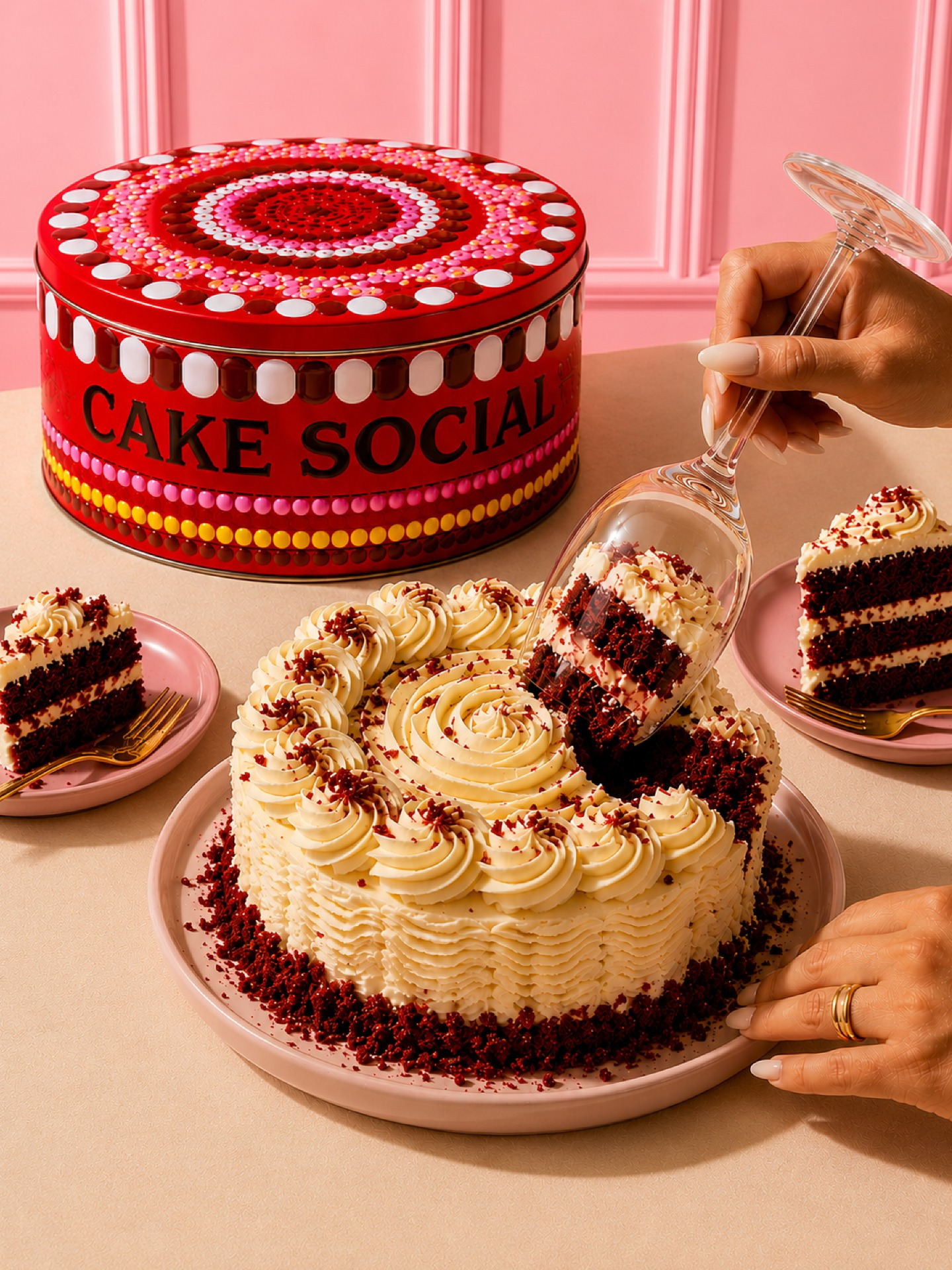 Affogato Brand Design Creates Cake Social, a Celebration Brand Inspired by the Art of Cake Decoration