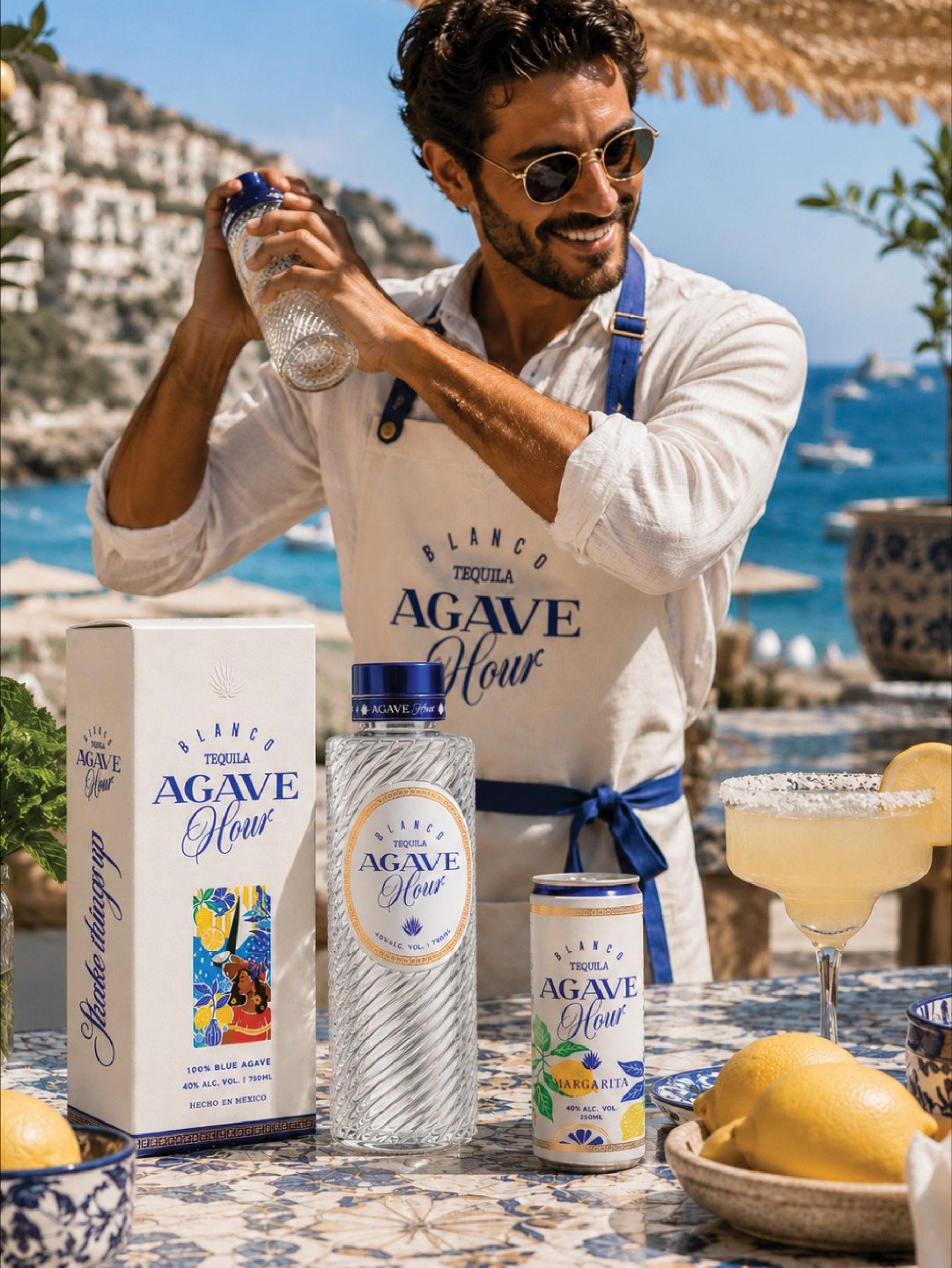 Affogato Brand Design Creates a Distinctive Bottle and Identity System for Agave Hour