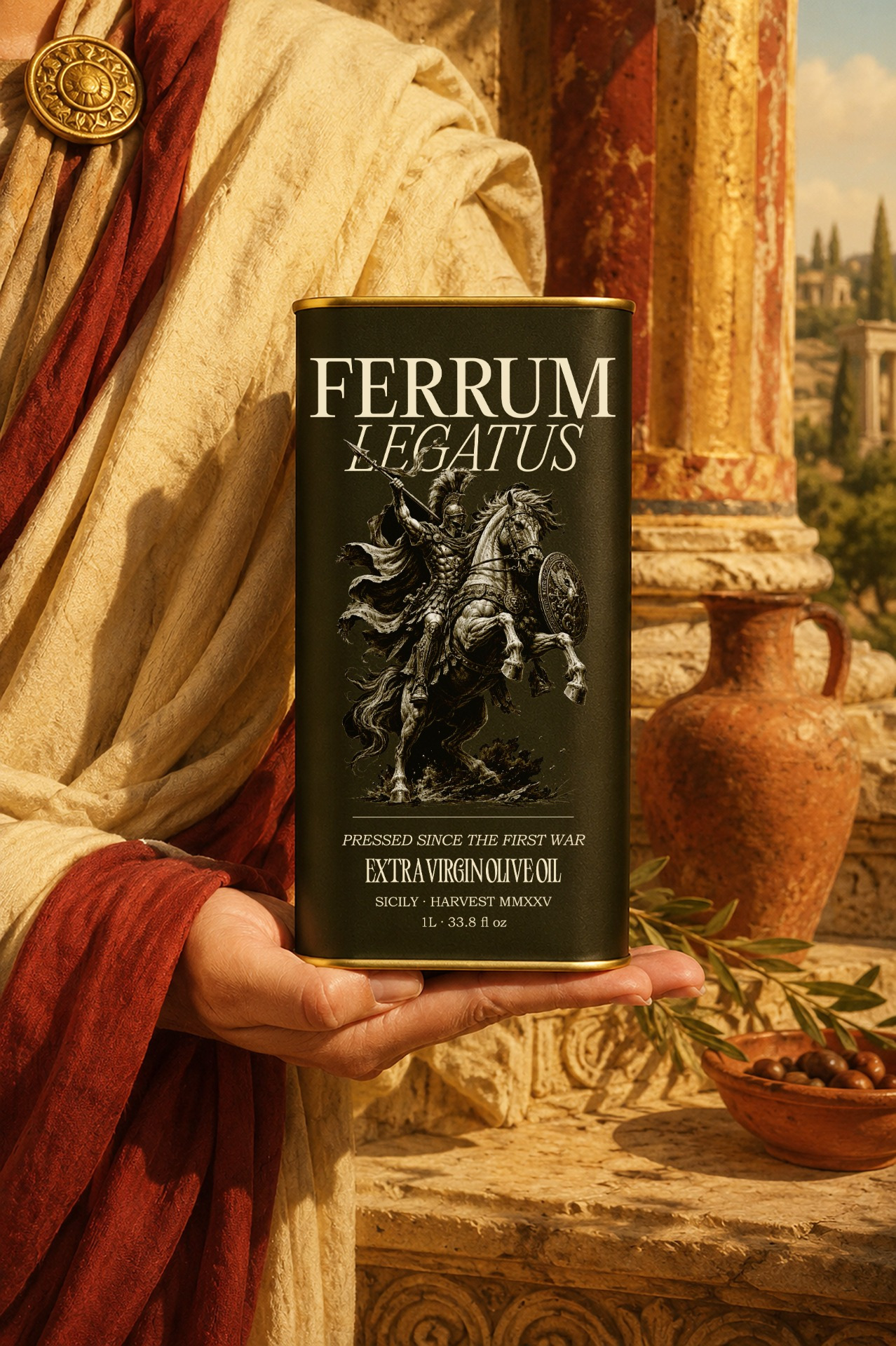 FERRUM | Olive Oil Brand Identity & Packaging