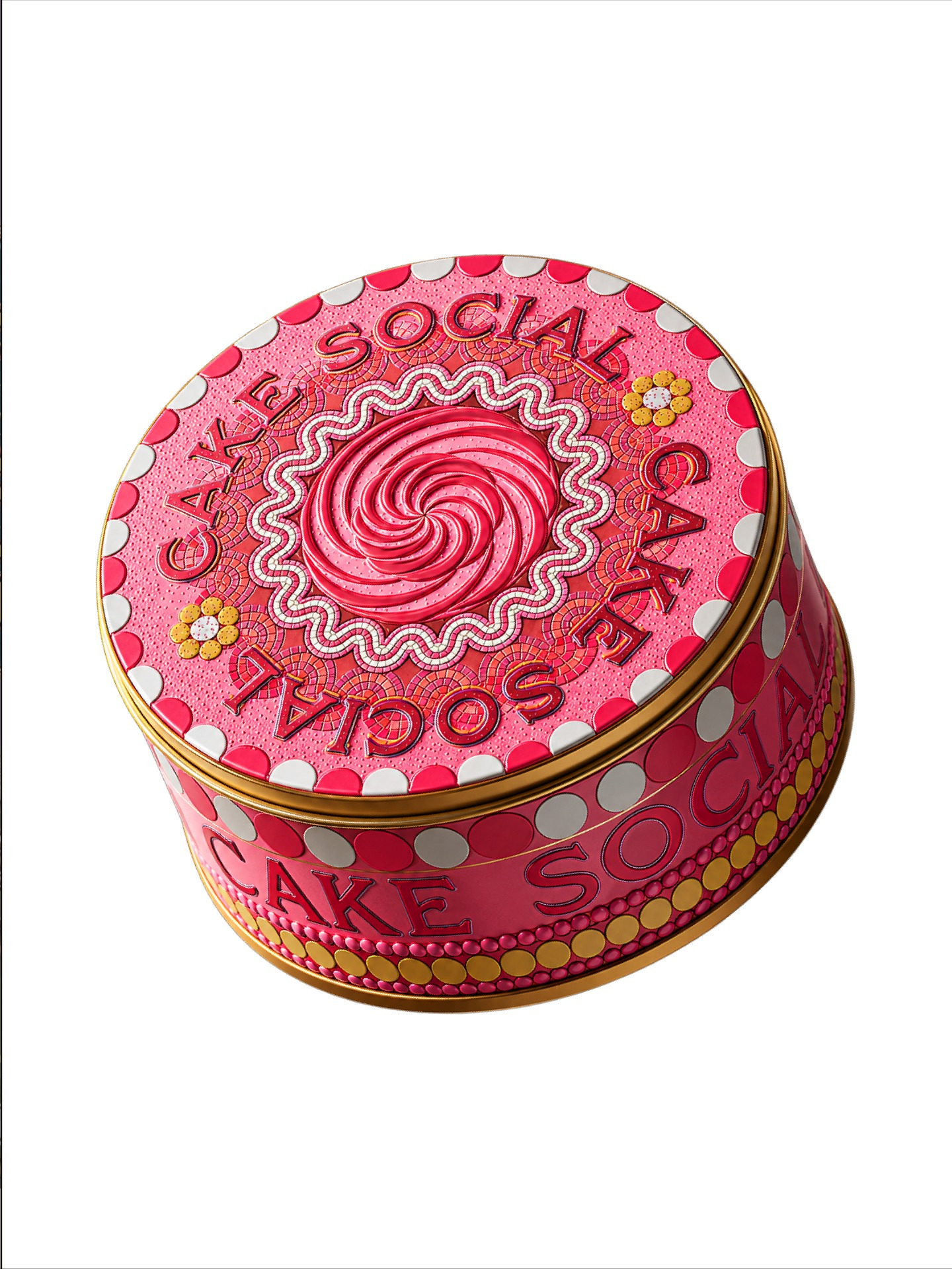 Affogato Brand Design Creates Cake Social, a Celebration Brand Inspired by the Art of Cake Decoration