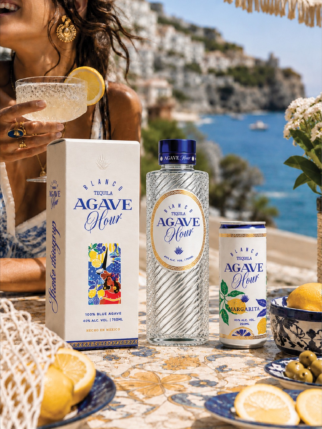 Affogato Brand Design Creates a Distinctive Bottle and Identity System for Agave Hour