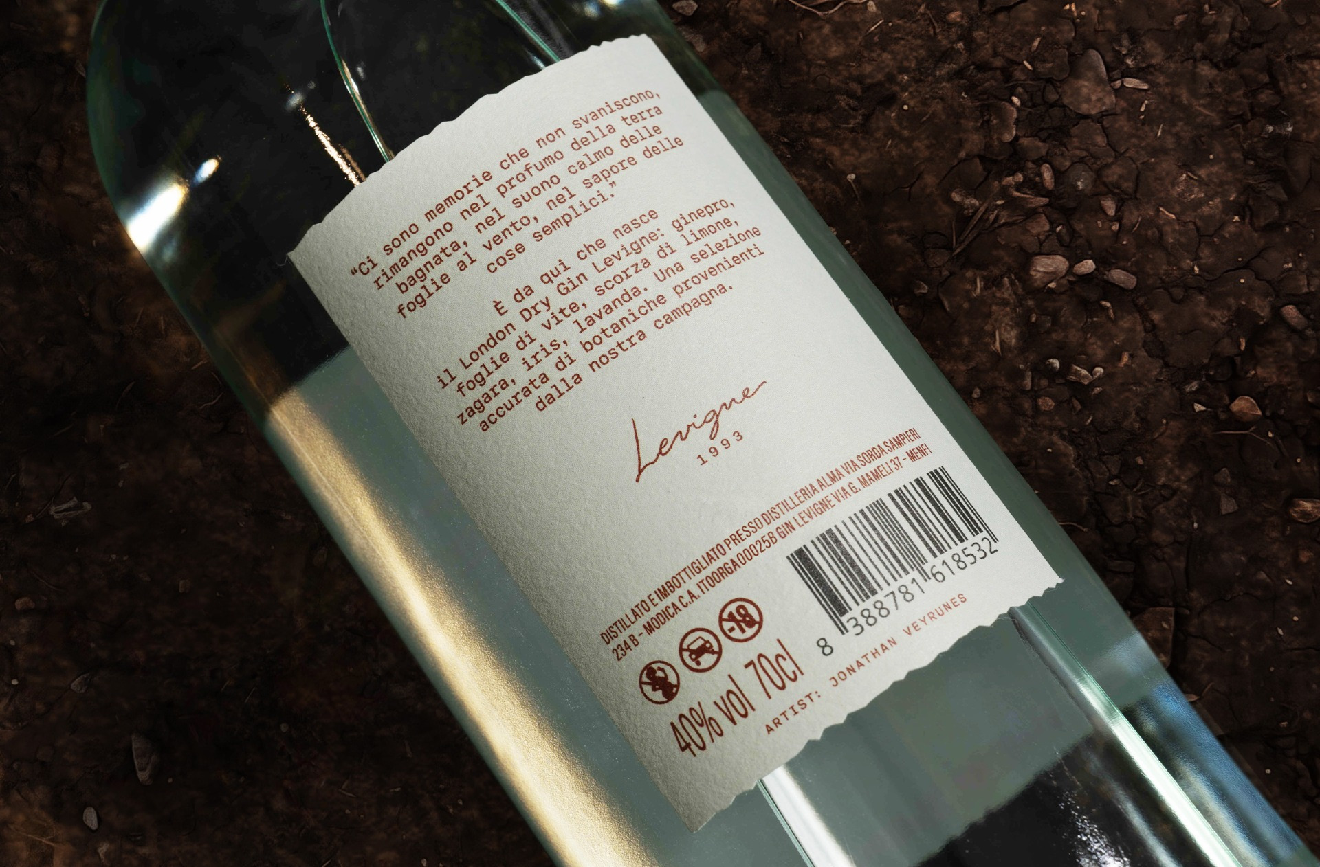 Levigne 1993: A London Dry Gin Born in the Vineyard.