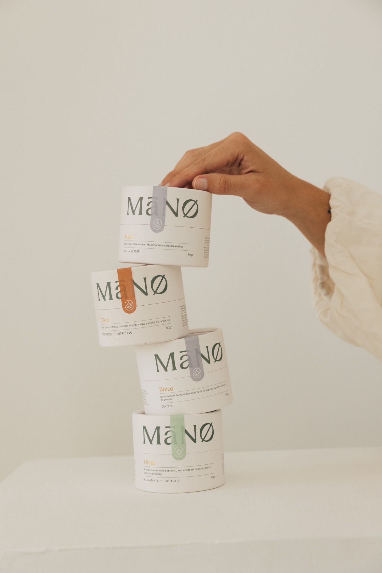 MaNo Botanics – Paper can packaging