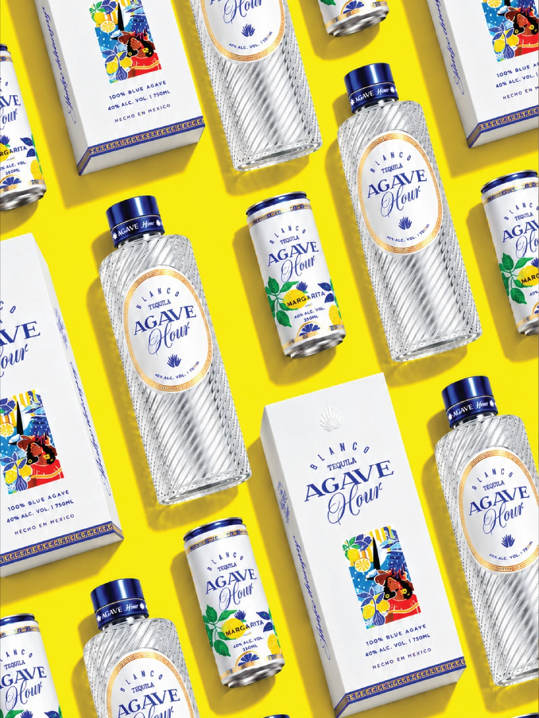 Affogato Brand Design Creates a Distinctive Bottle and Identity System for Agave Hour