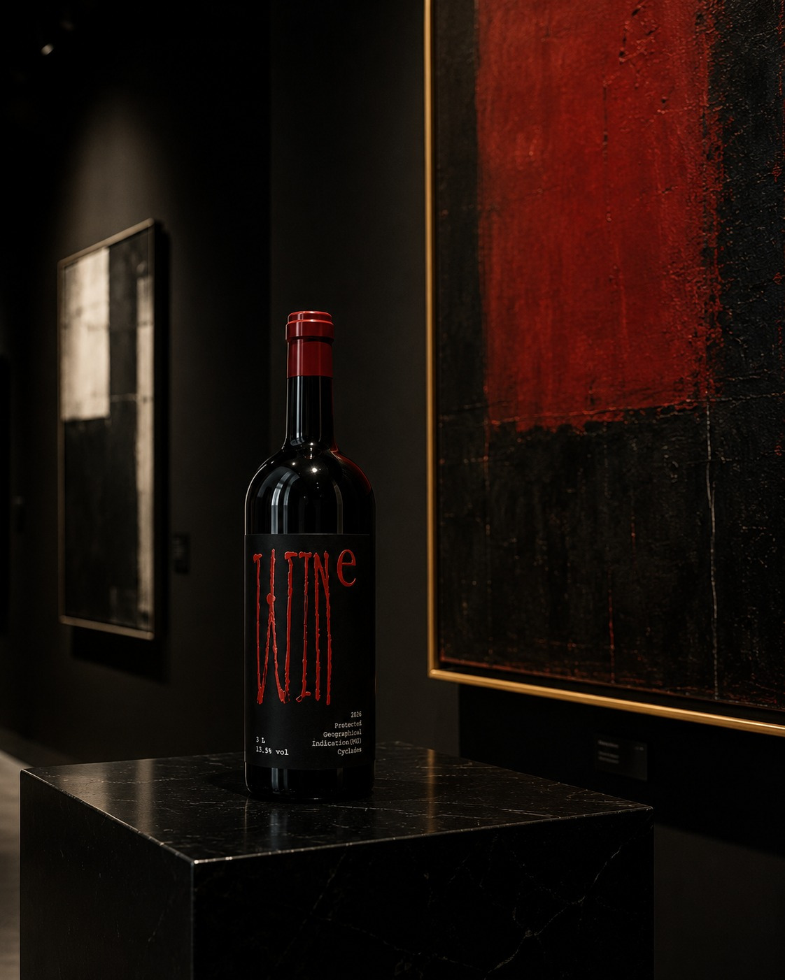WINe label design and packaging