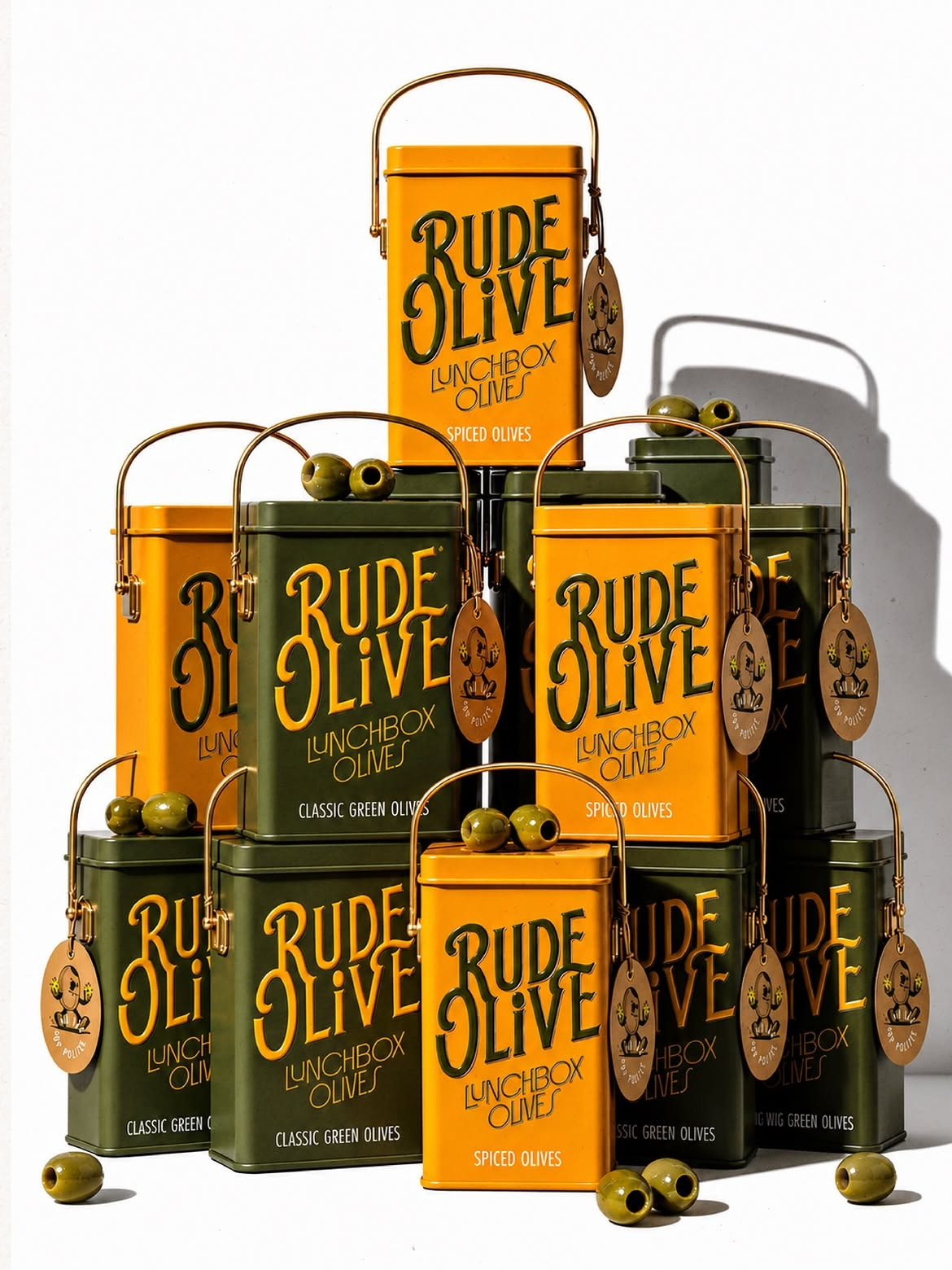 Affogato Brand Design Creates a Collectible Packaging System for Rude Olive