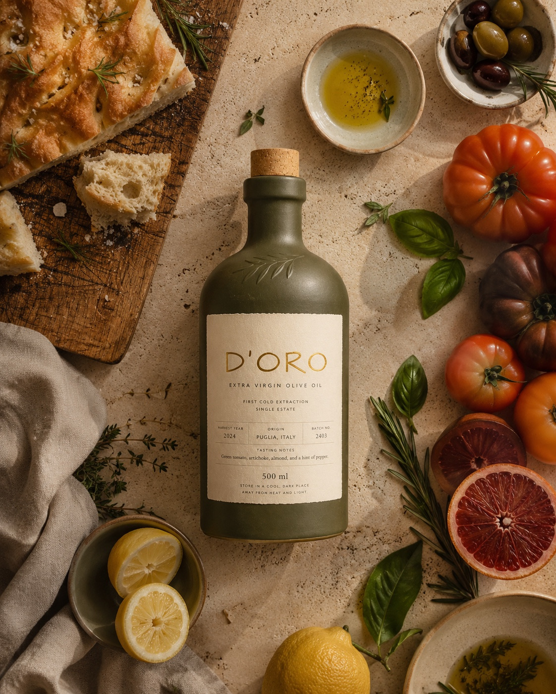 D’ORO – Extra Virgin Olive Oil