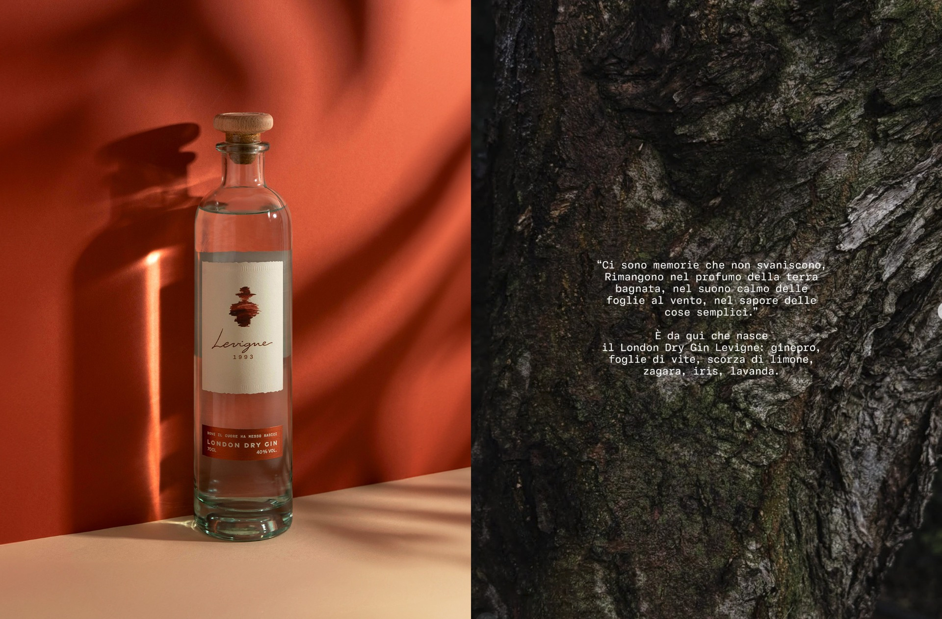 Levigne 1993: A London Dry Gin Born in the Vineyard.