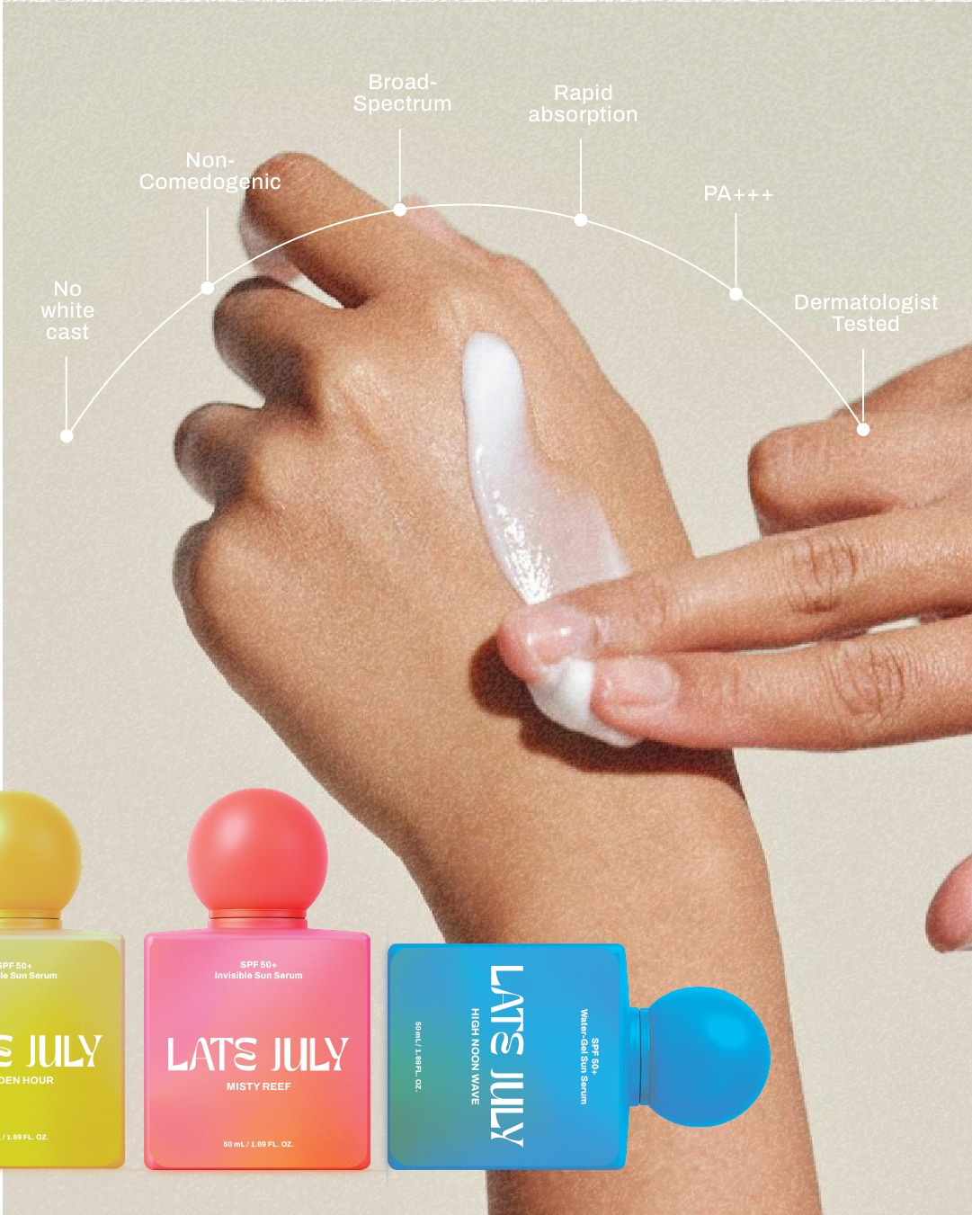 LATE JULY – Premium Sun Care Packaging
