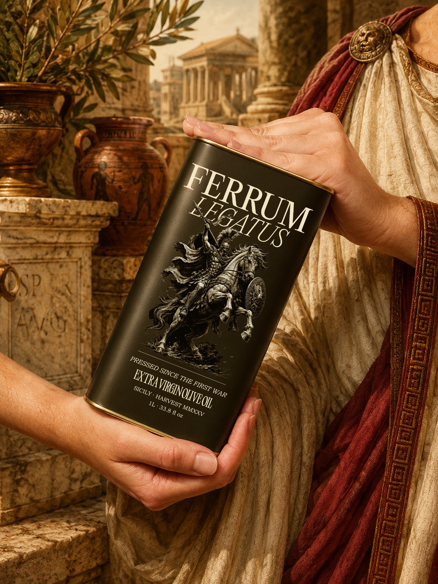 FERRUM | Olive Oil Brand Identity & Packaging
