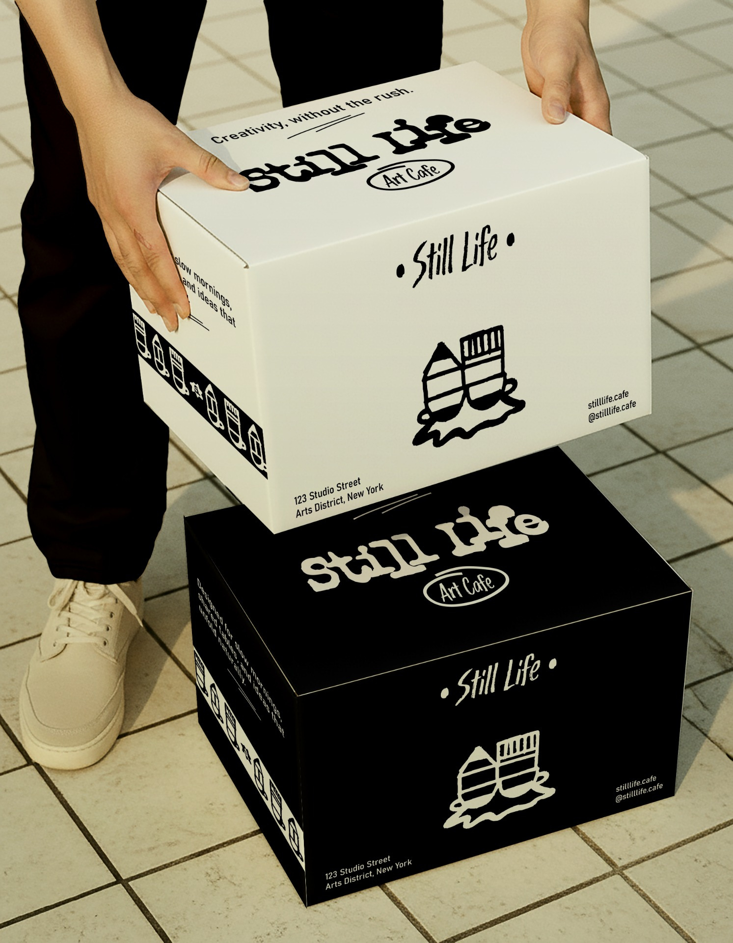 Still Life — Brand Identity & Packaging Design for a Creative Art Café