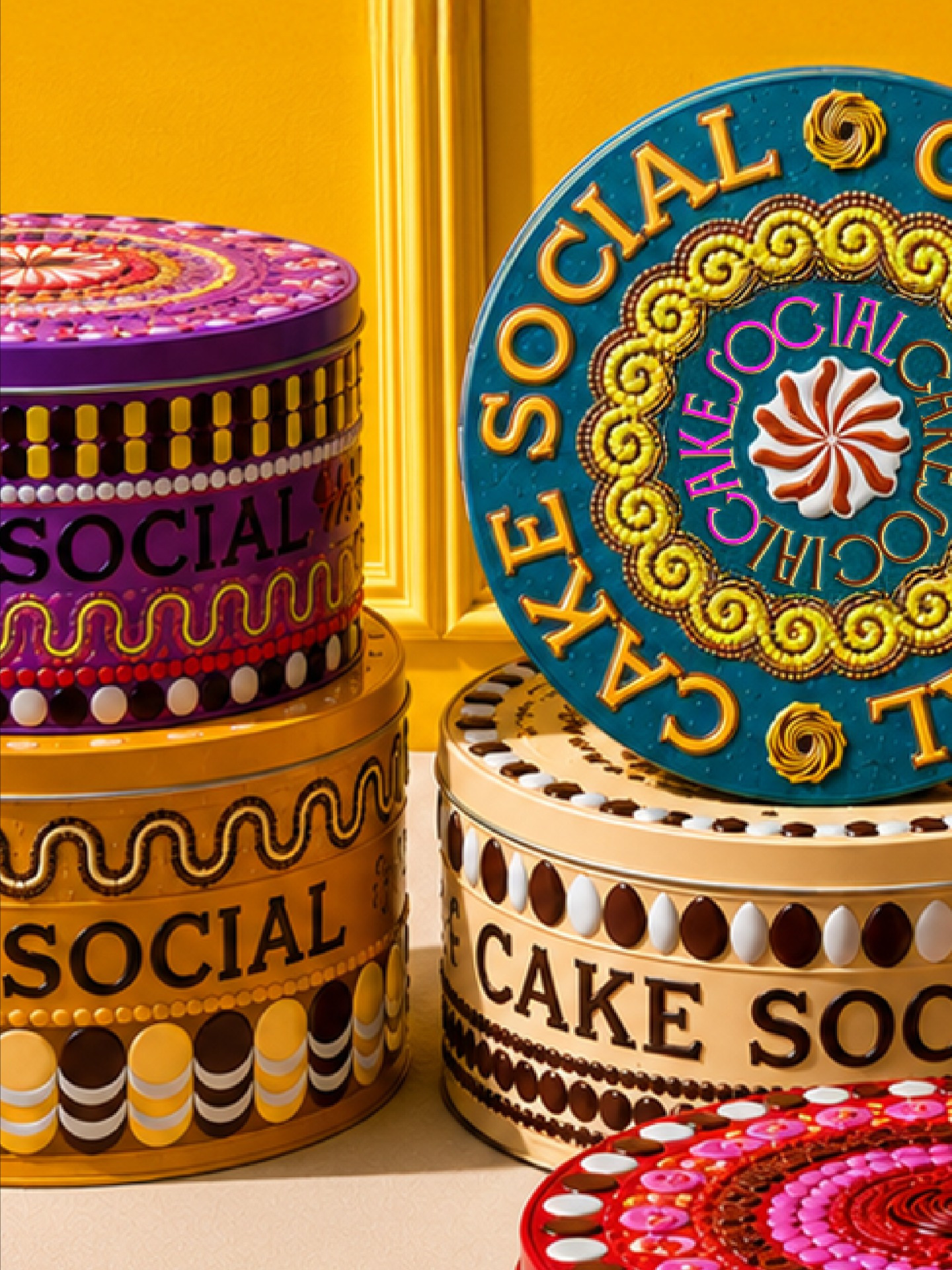 Affogato Brand Design Creates Cake Social, a Celebration Brand Inspired by the Art of Cake Decoration