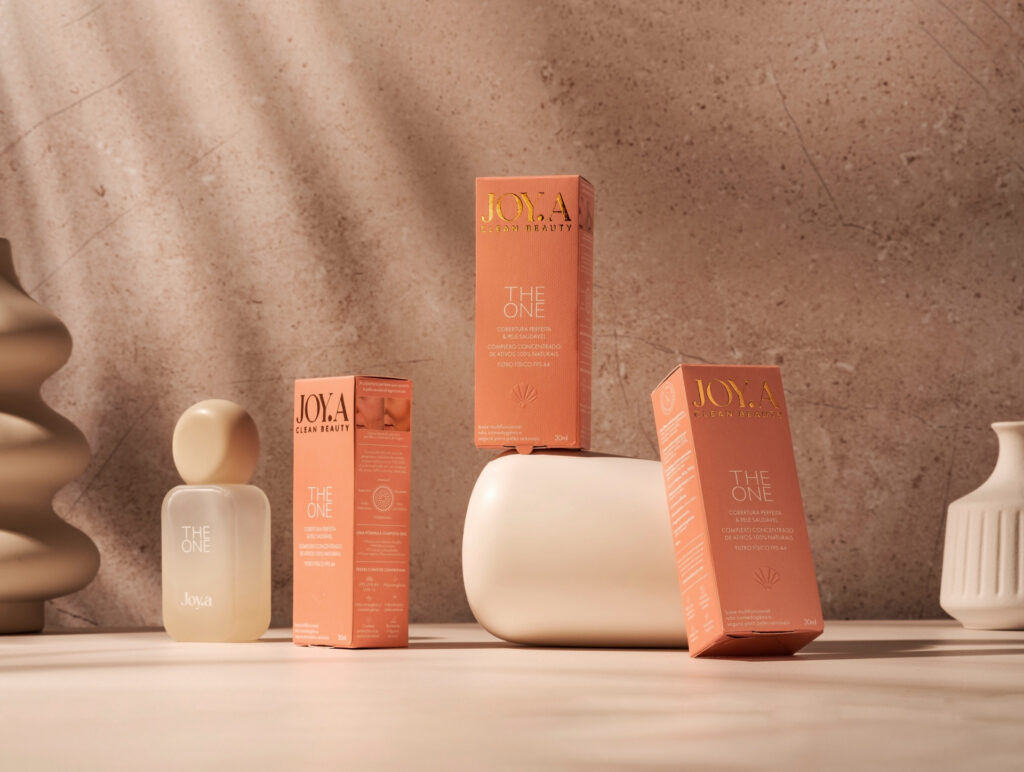 Cosmetic Packaging Design For Joy.a Clean Beauty