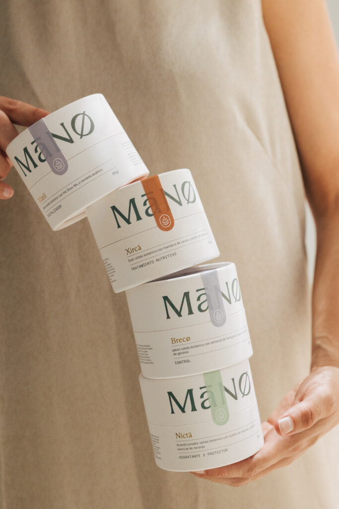 MaNo Botanics – Paper can packaging