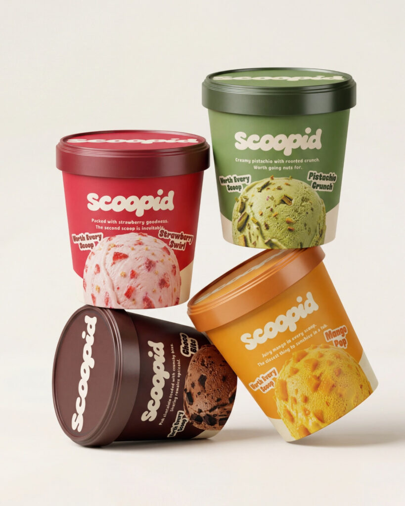 Scoopid | Ice Cream Branding & Packaging