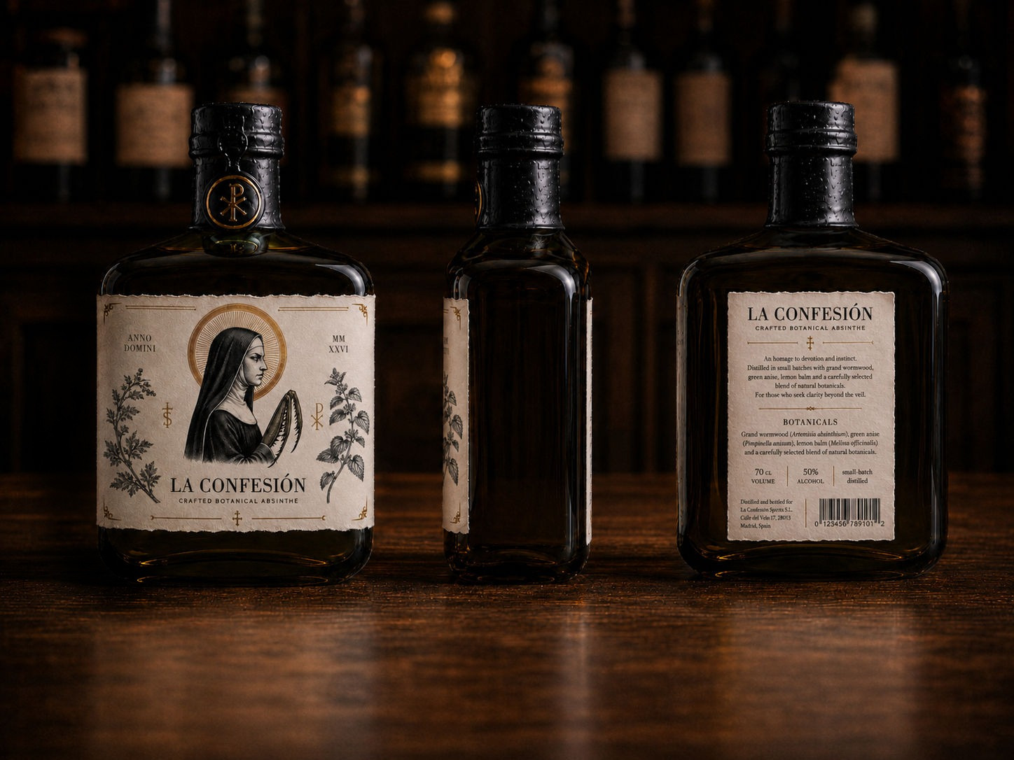 La Confesión – Botanical Absinthe Packaging
