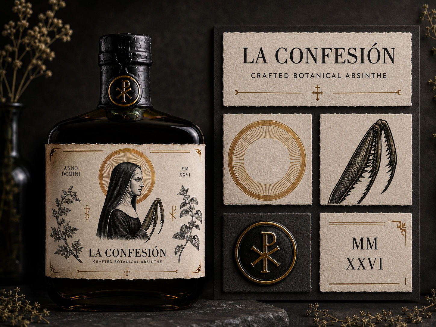 La Confesión – Botanical Absinthe Packaging