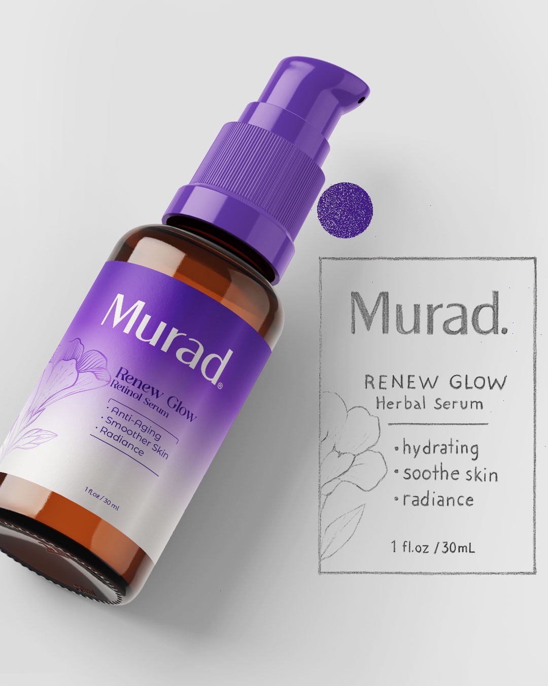 Murad Skincare Serum Packaging Redesign