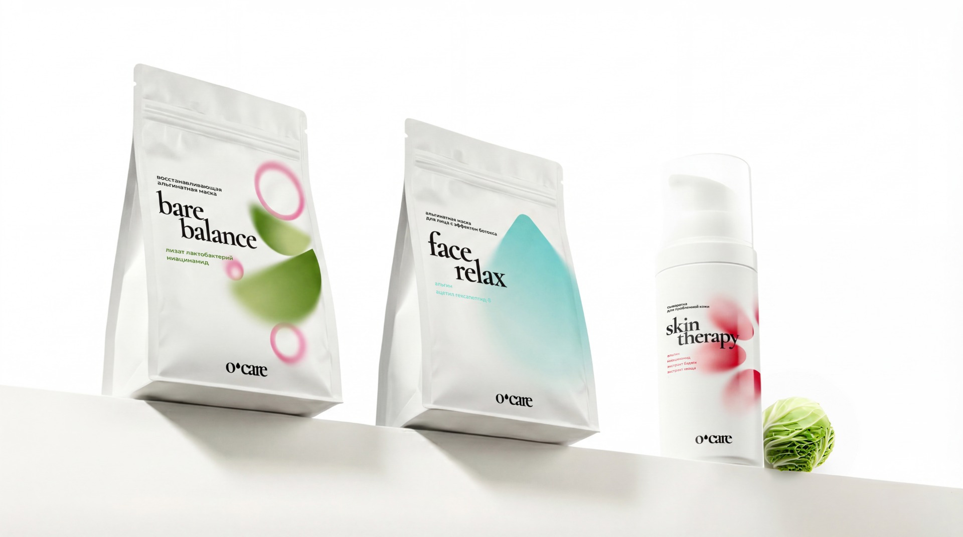 O’CARE — rebrand, packaging design