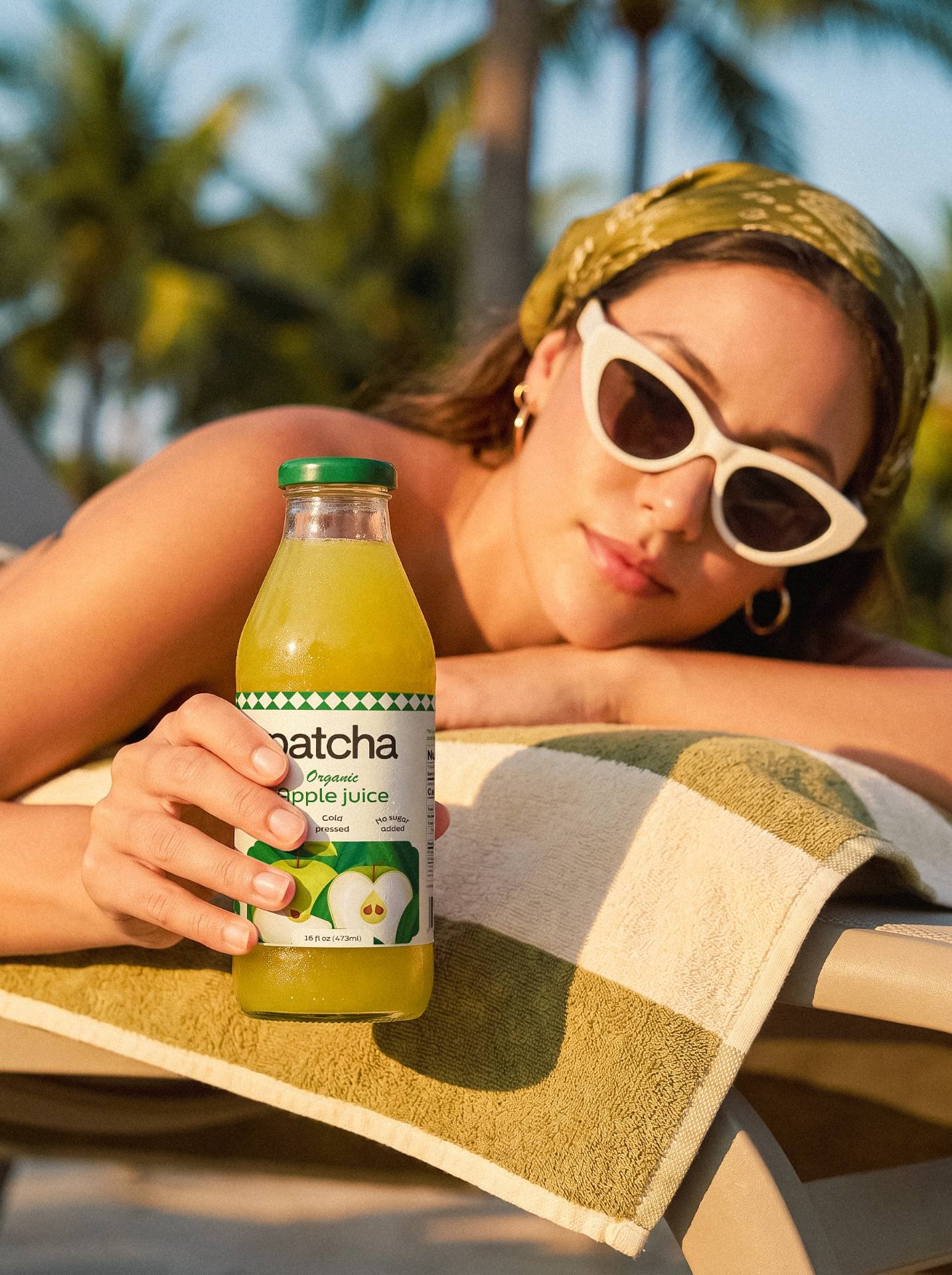 Patcha Organic Juice Visual Identity & Packaging