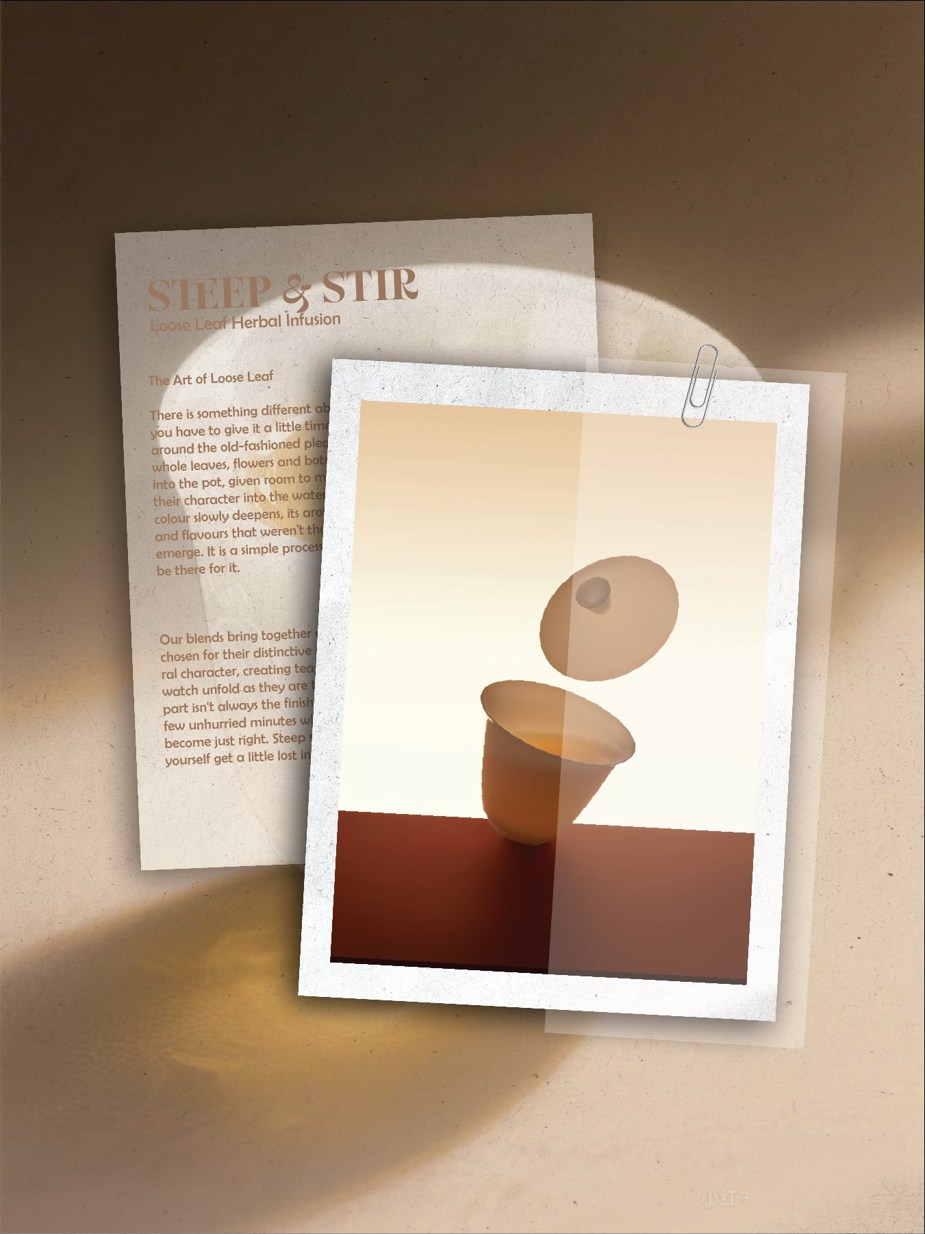 Steep & Stir – Sensory Tea Packaging