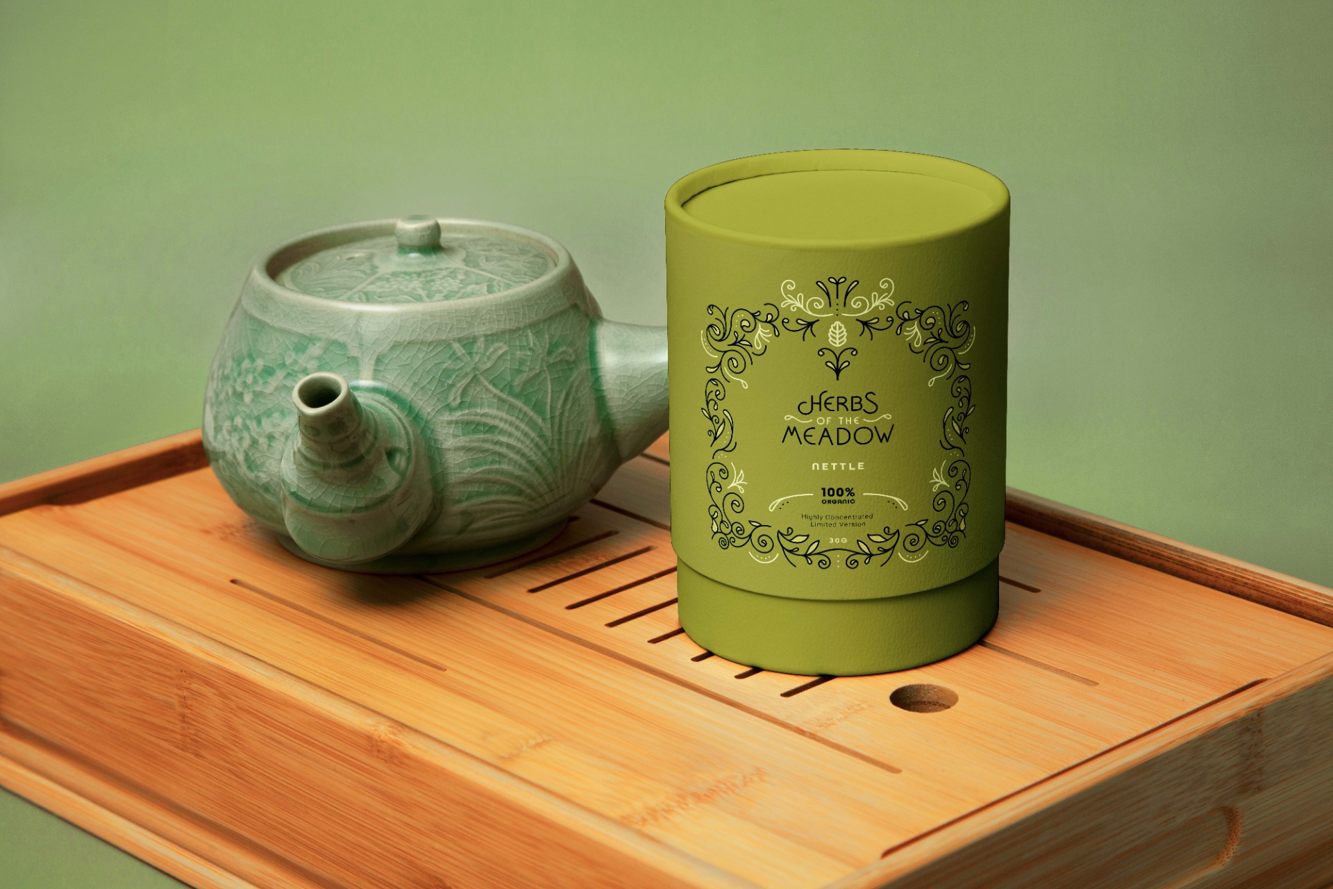 Herbs of the Meadow – Tea Branding