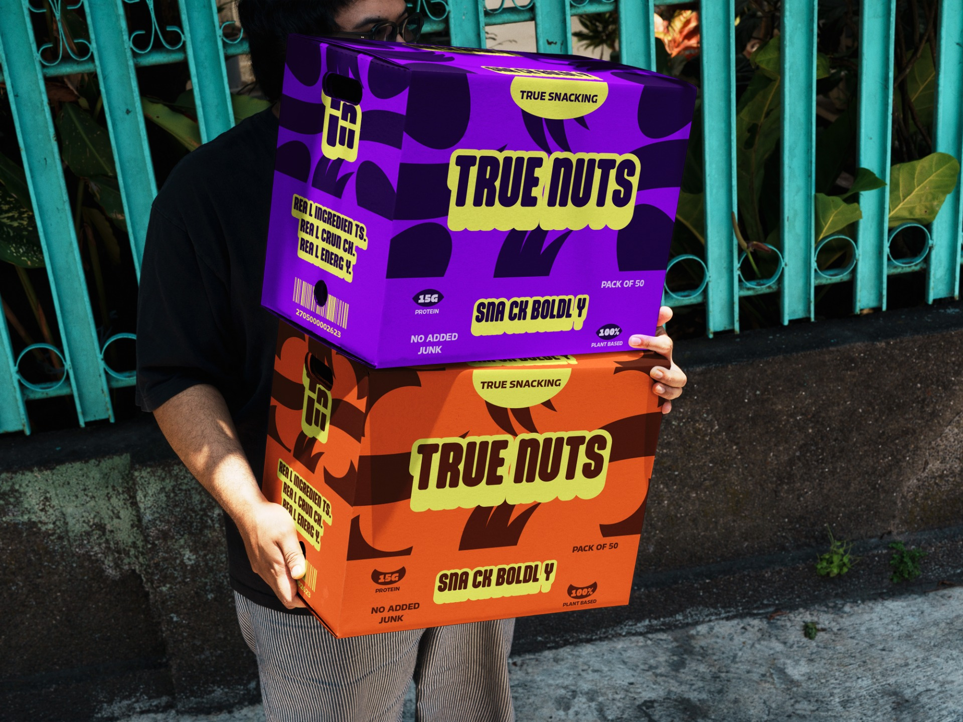 True Nuts — Brand Identity & Packaging Design for an Organic Snack Brand