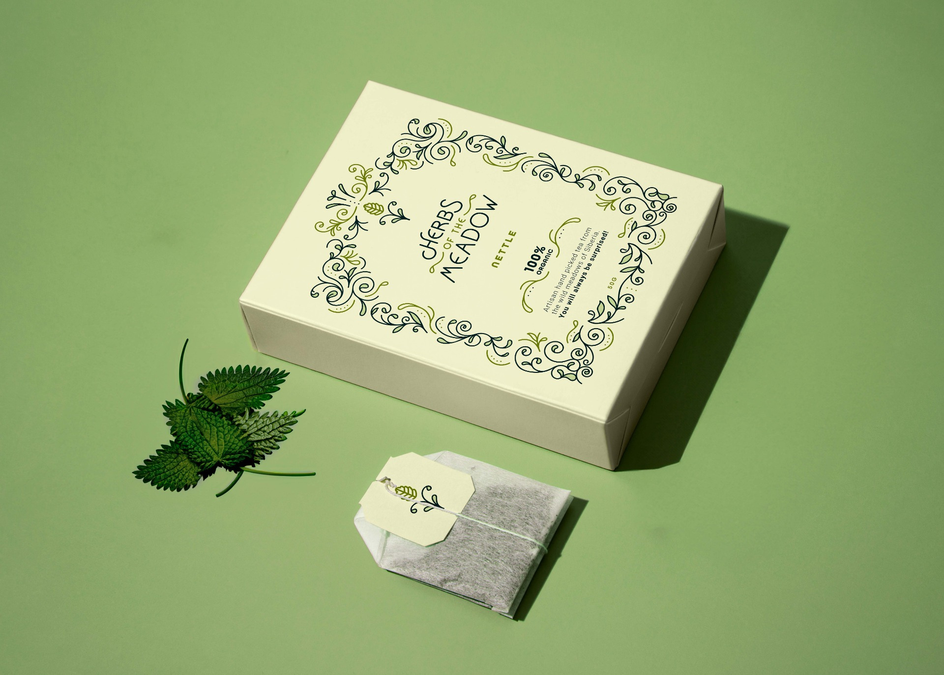 Herbs of the Meadow – Tea Branding