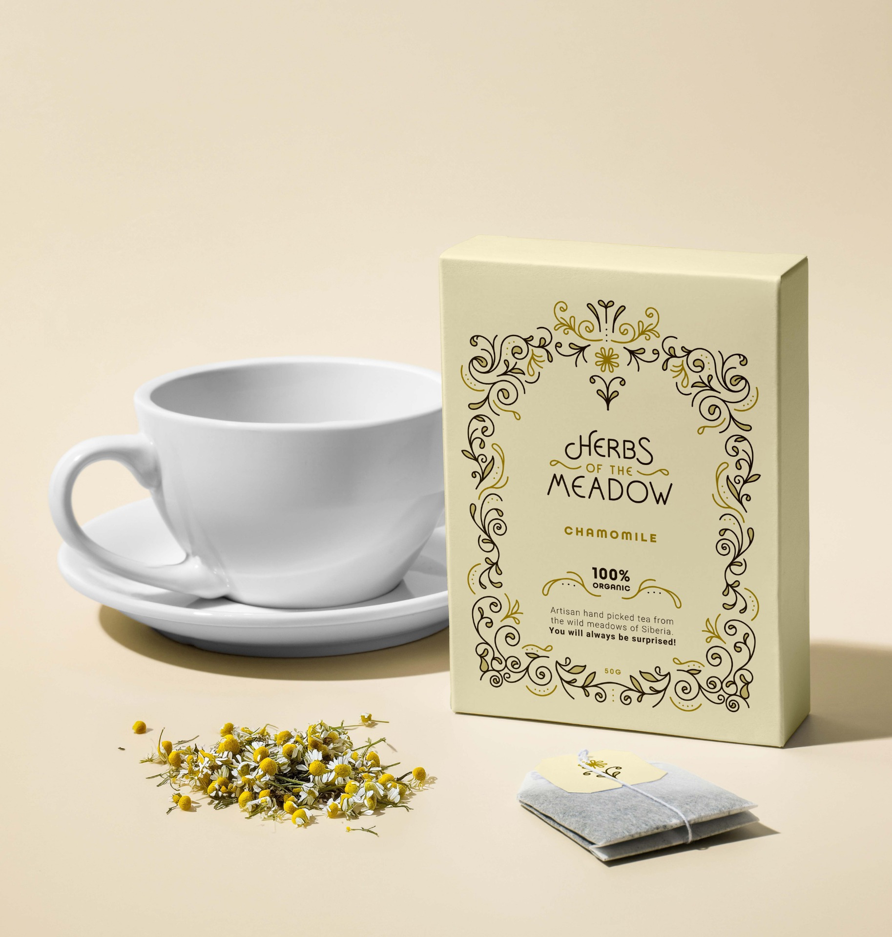 Herbs of the Meadow – Tea Branding