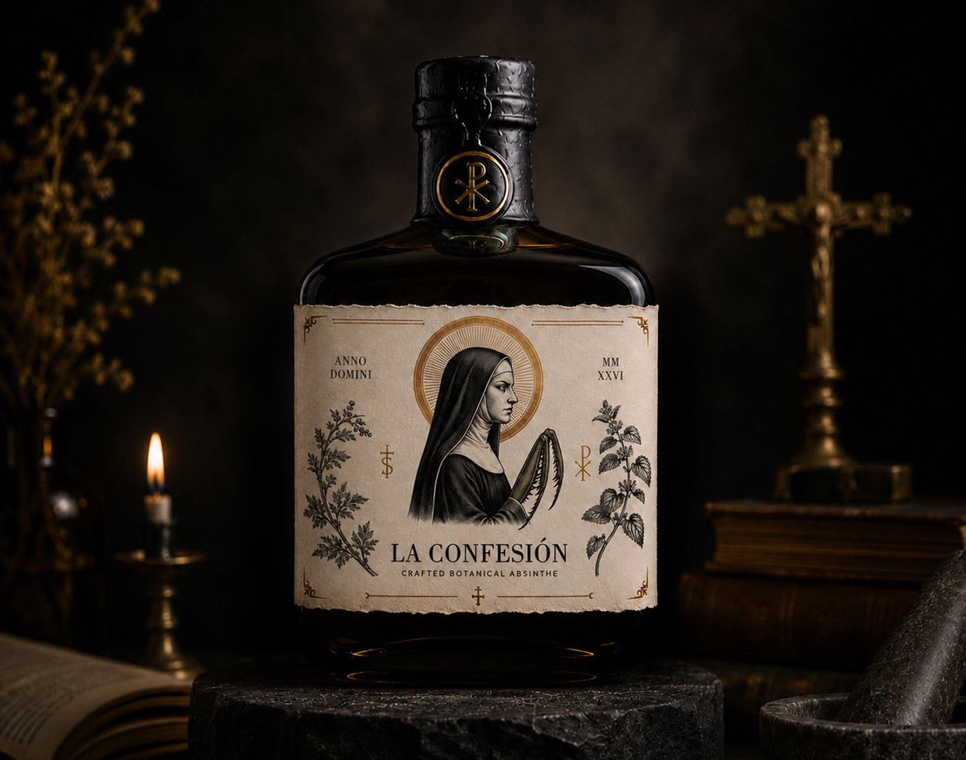 La Confesión – Botanical Absinthe Packaging