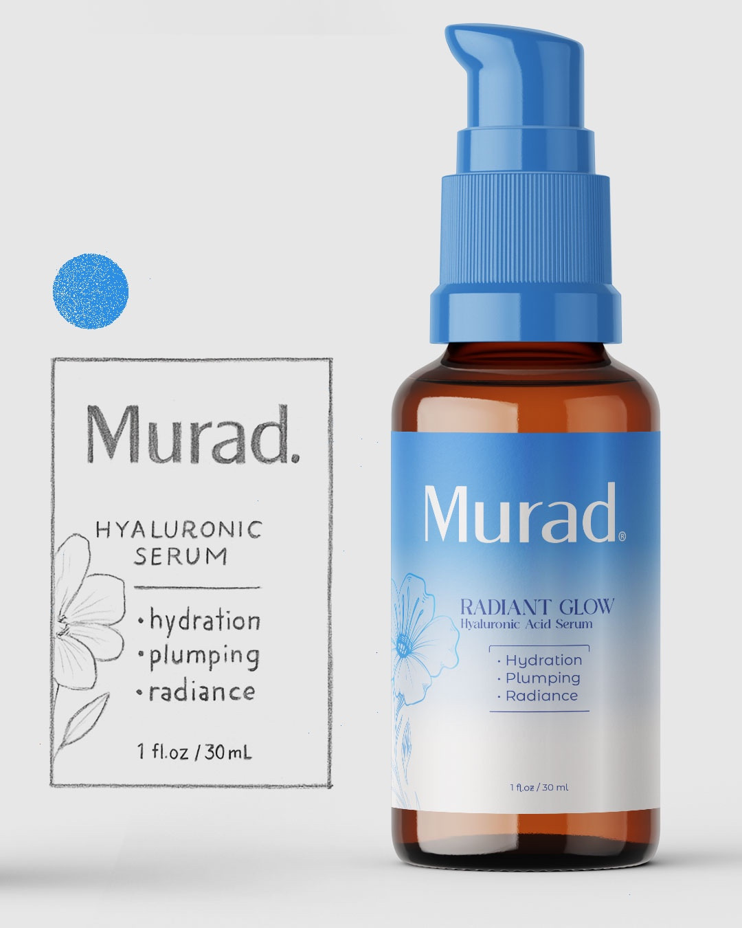 Murad Skincare Serum Packaging Redesign