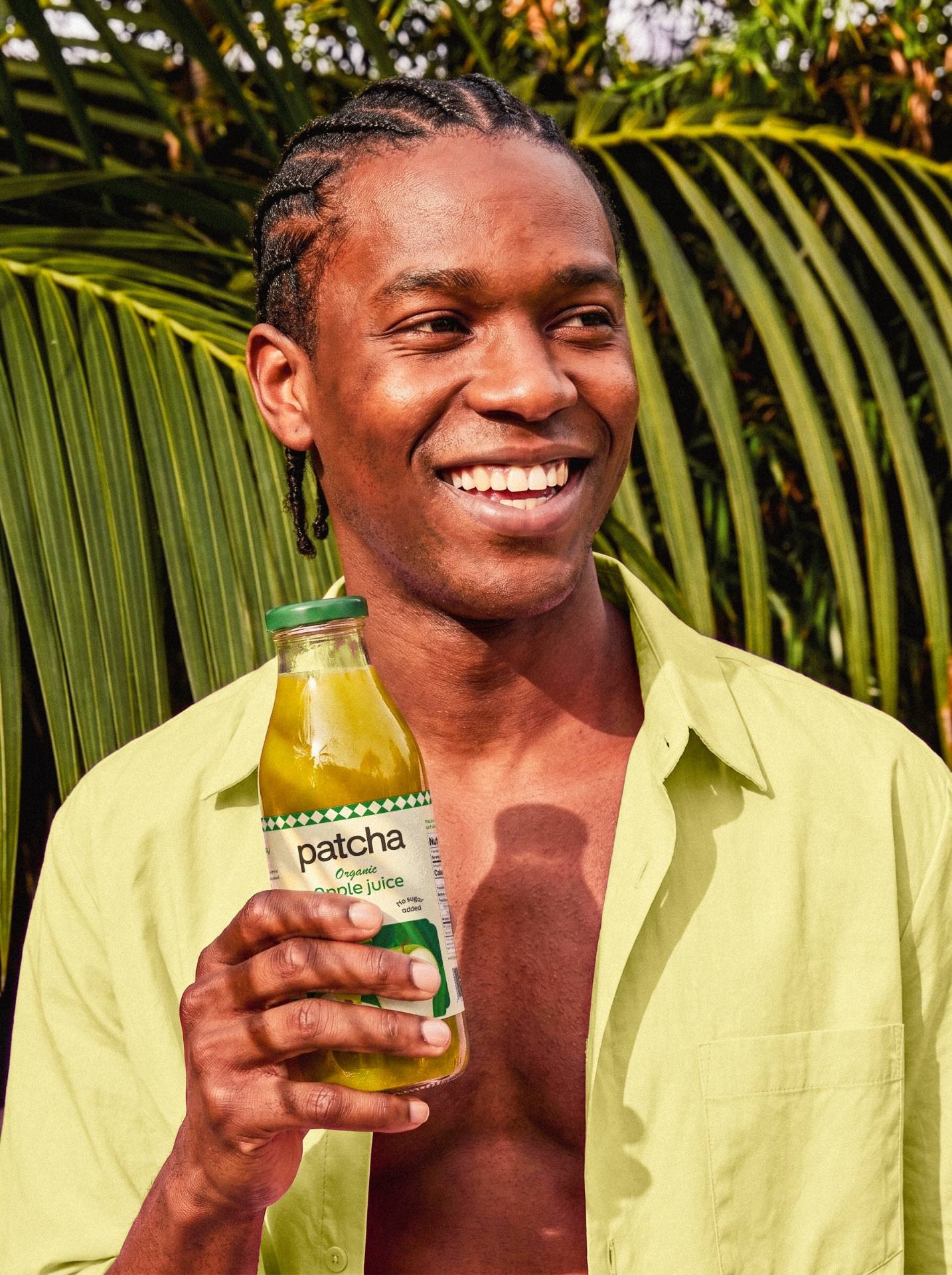 Patcha Organic Juice Visual Identity & Packaging