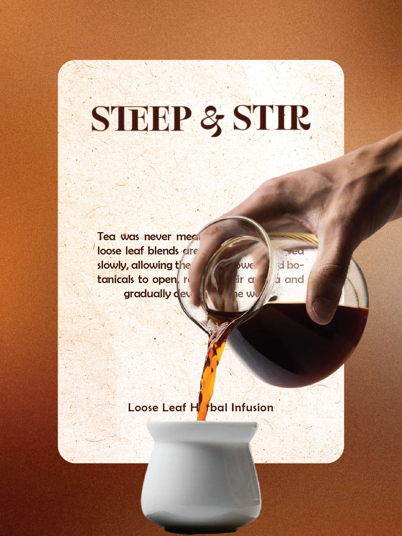 Steep & Stir – Sensory Tea Packaging
