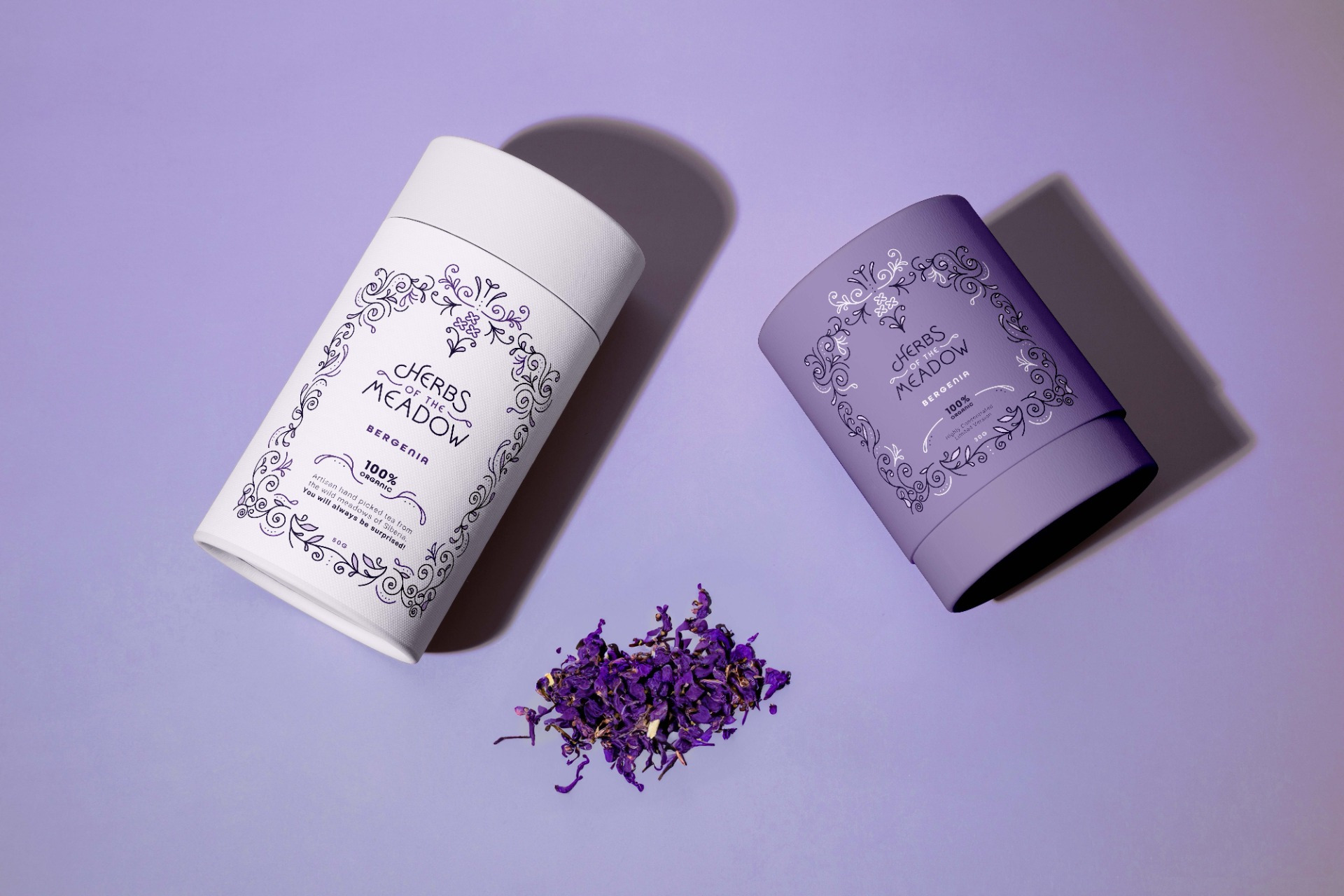 Herbs of the Meadow – Tea Branding