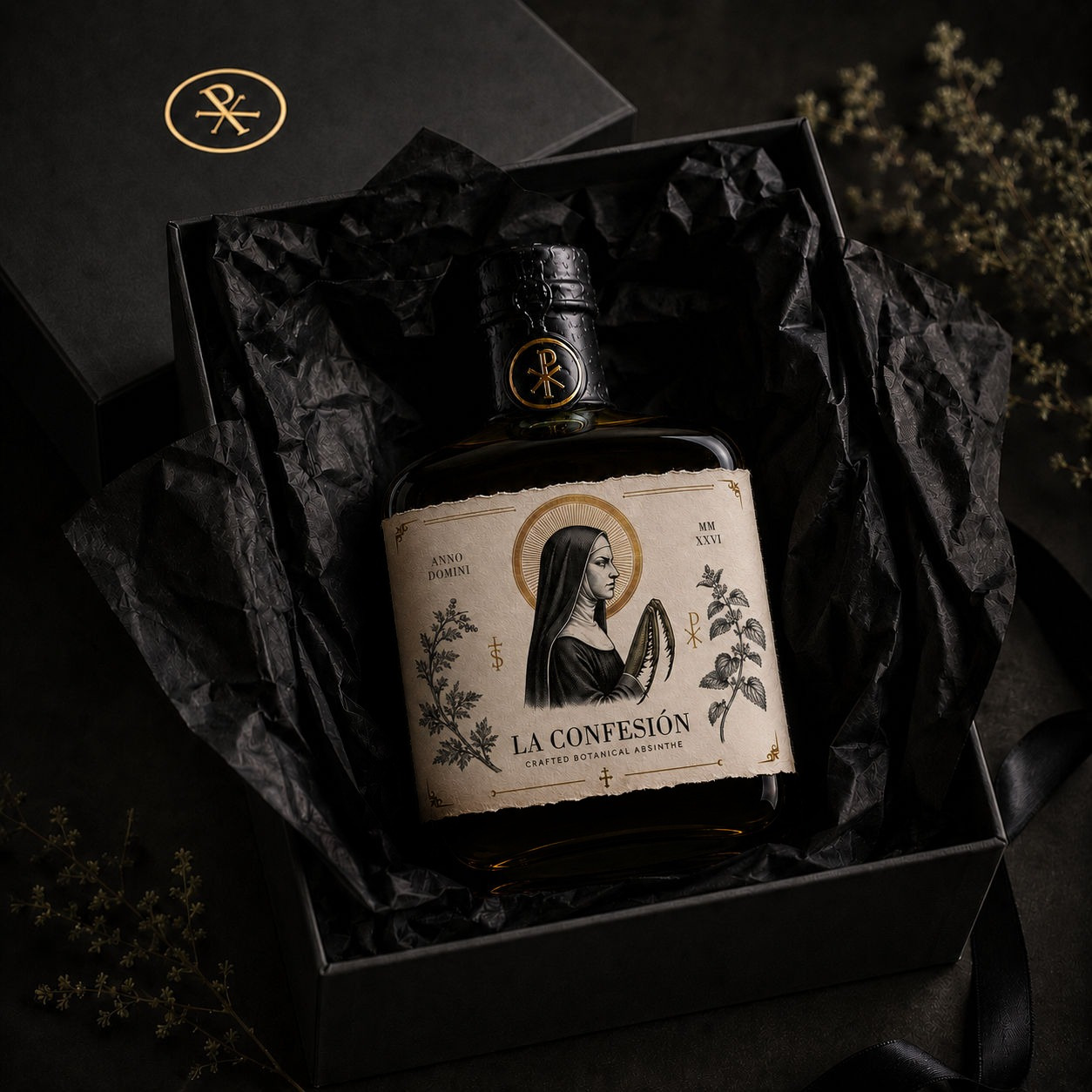 La Confesión – Botanical Absinthe Packaging