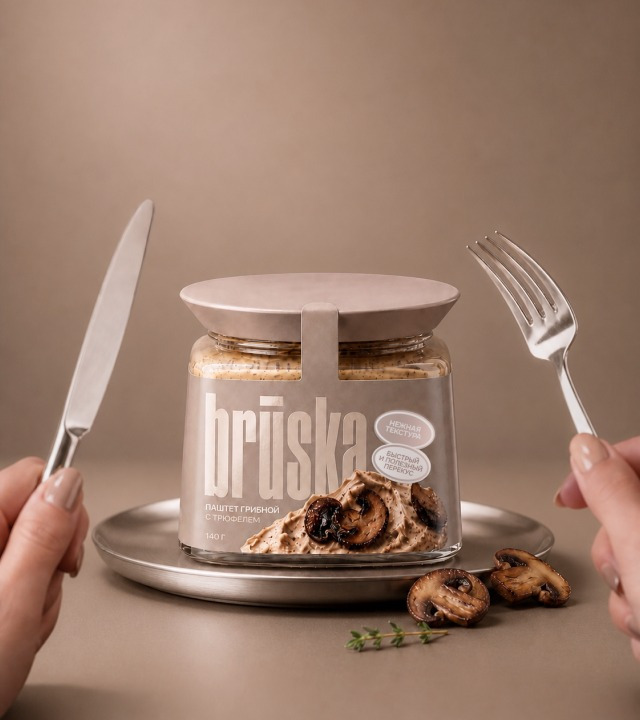 BRUSKA — Gourmet Spread Packaging design