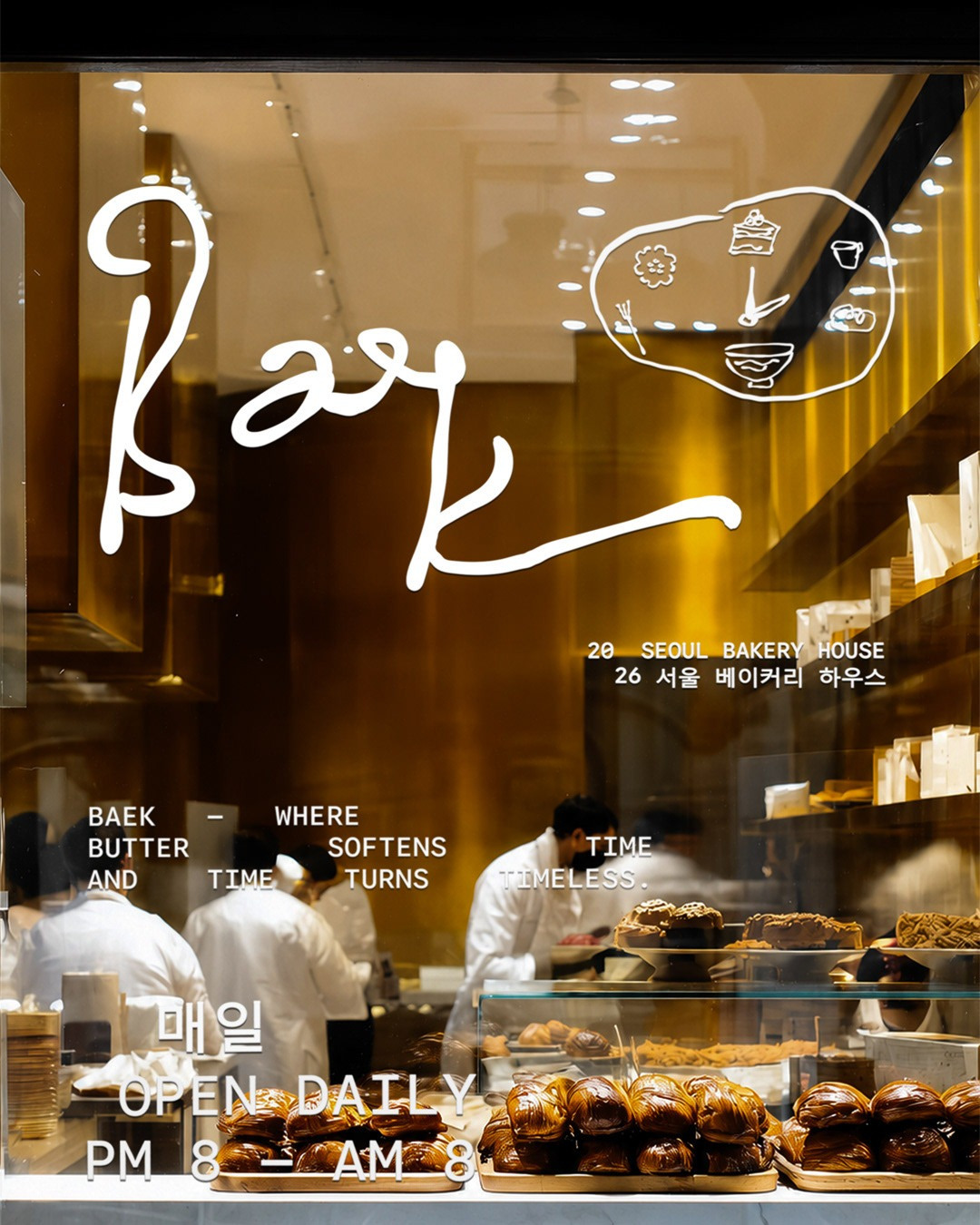 Baek Korean Bakery Inspired by Traditional Flavors