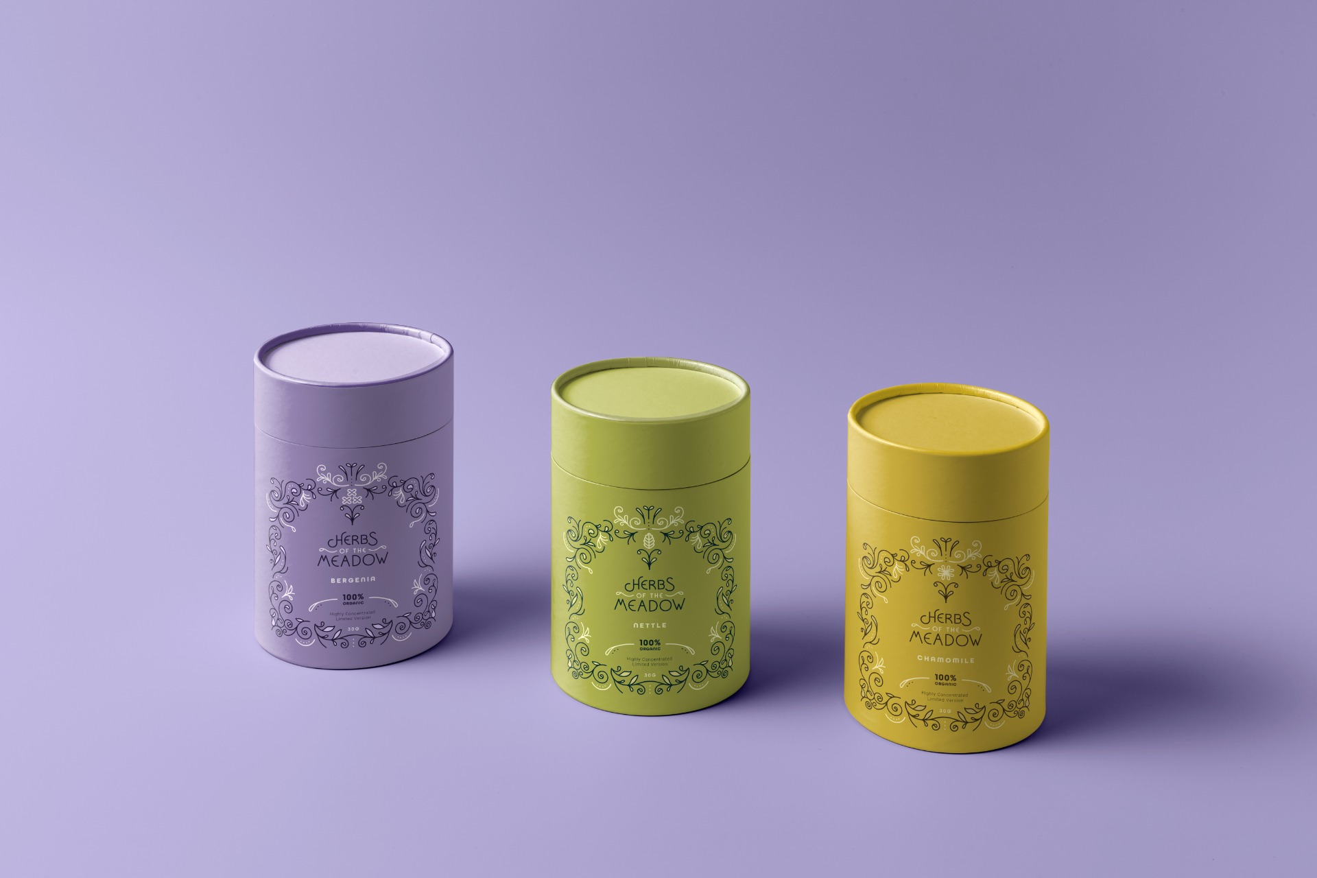 Herbs of the Meadow – Tea Branding