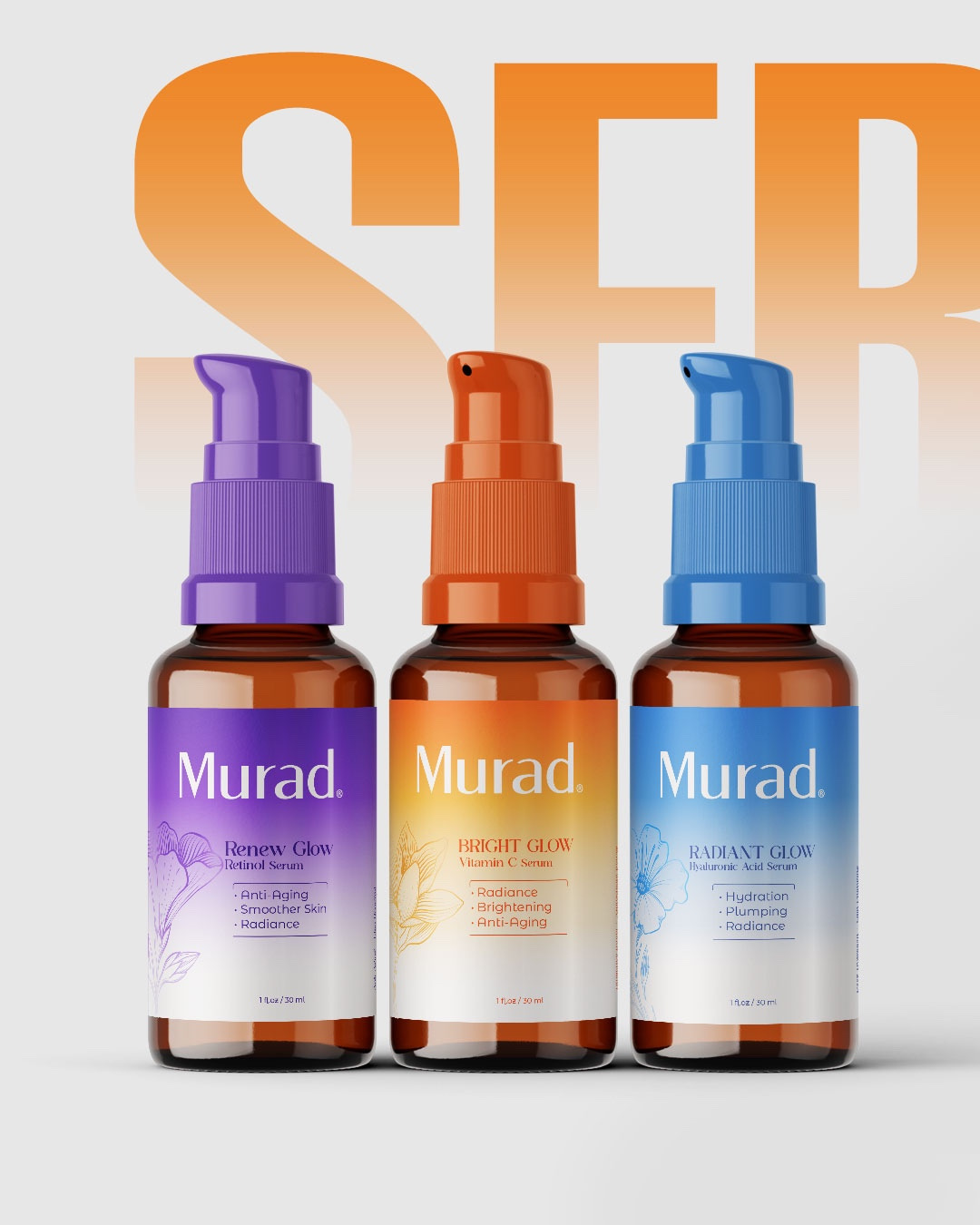 Murad Skincare Serum Packaging Redesign