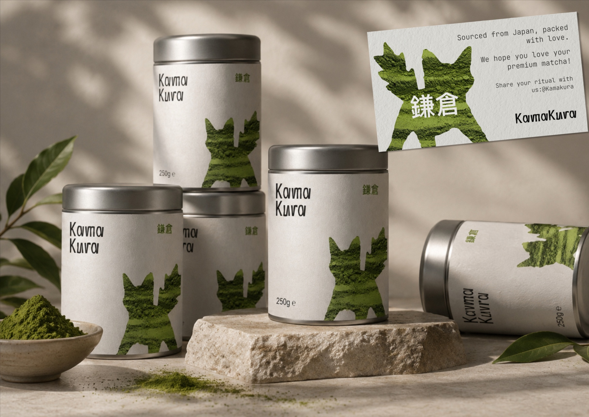 KamaKura – Matcha Branding & Packaging