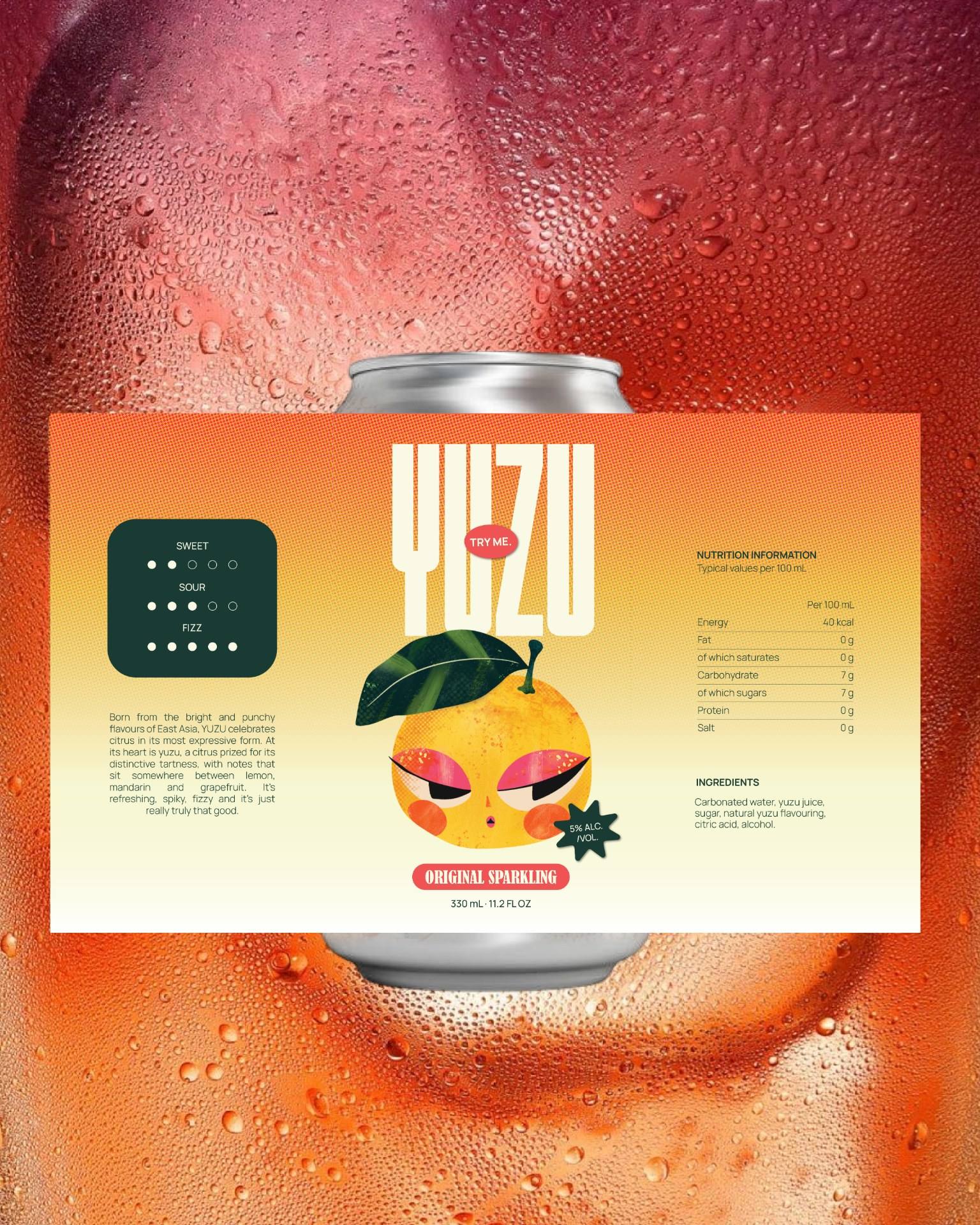 YUZU – Sparkling Citrus Drink