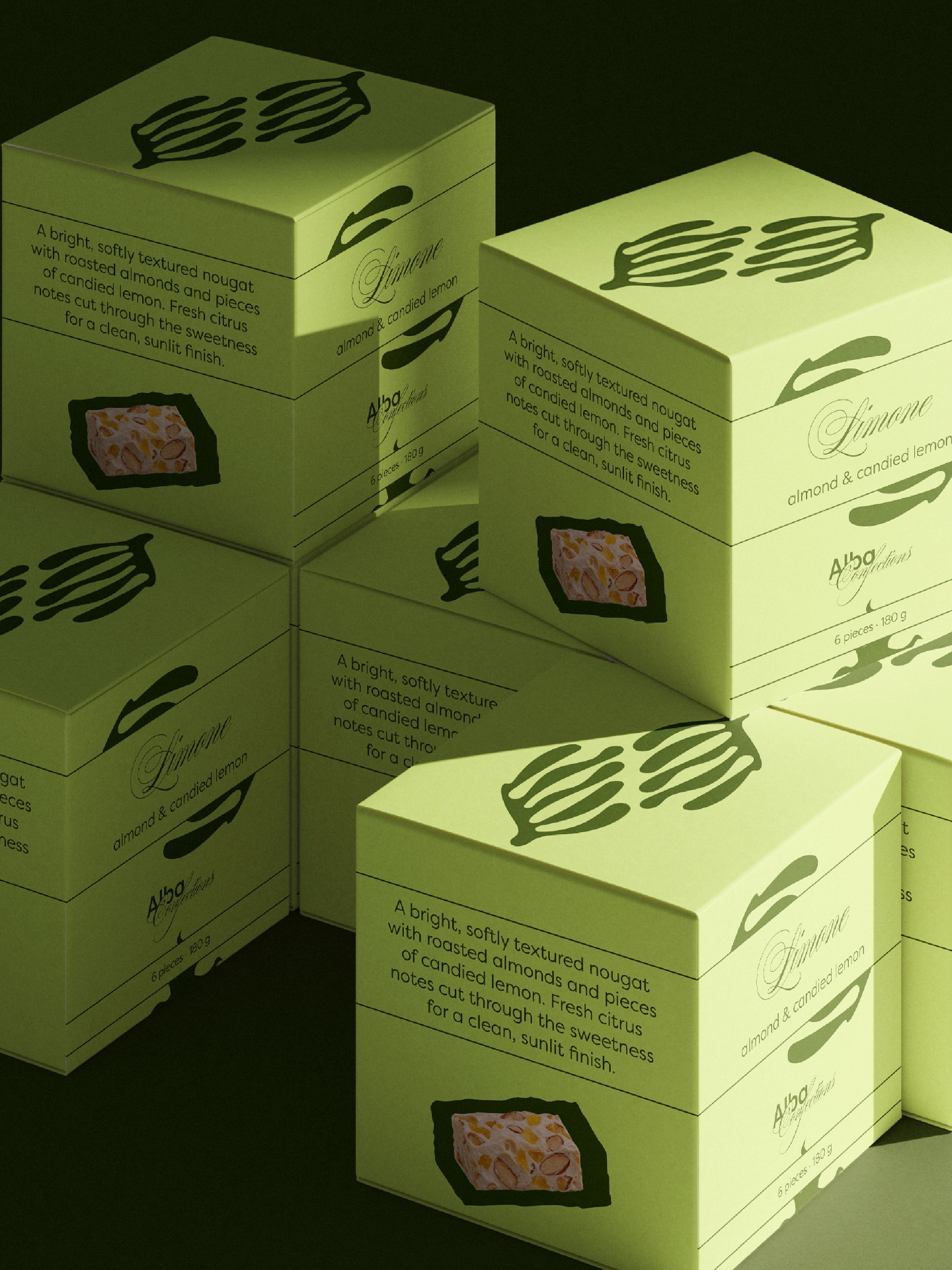 Alba Confections – Artisanal Nougat Packaging