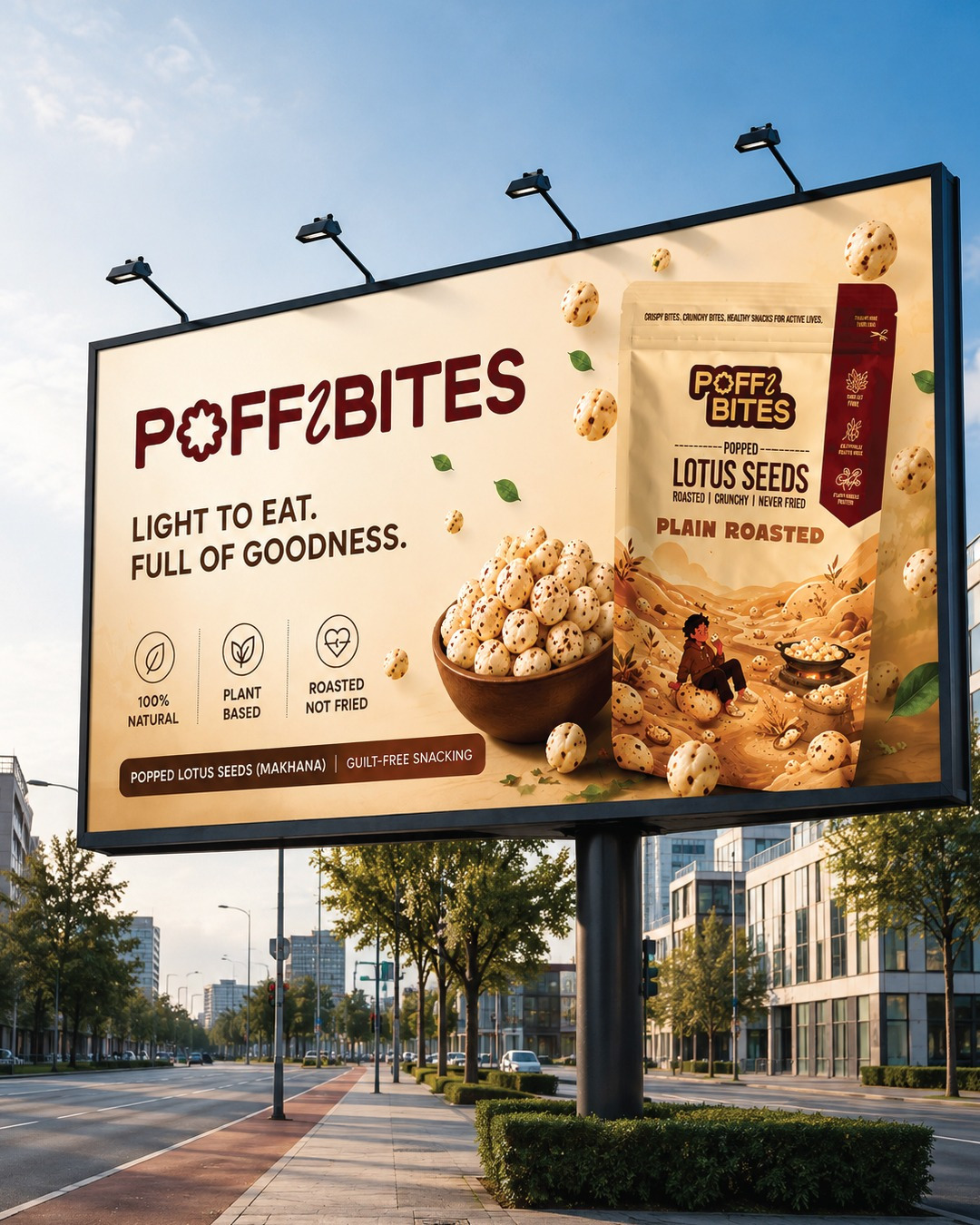 Poffibites | Popped Lotus Seeds Branding & Packaging Design