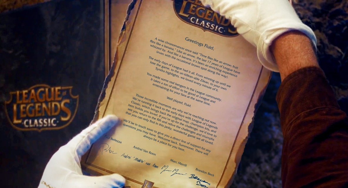Fluid’s Riot Games League Of Legends Season 3: Classic Campaign