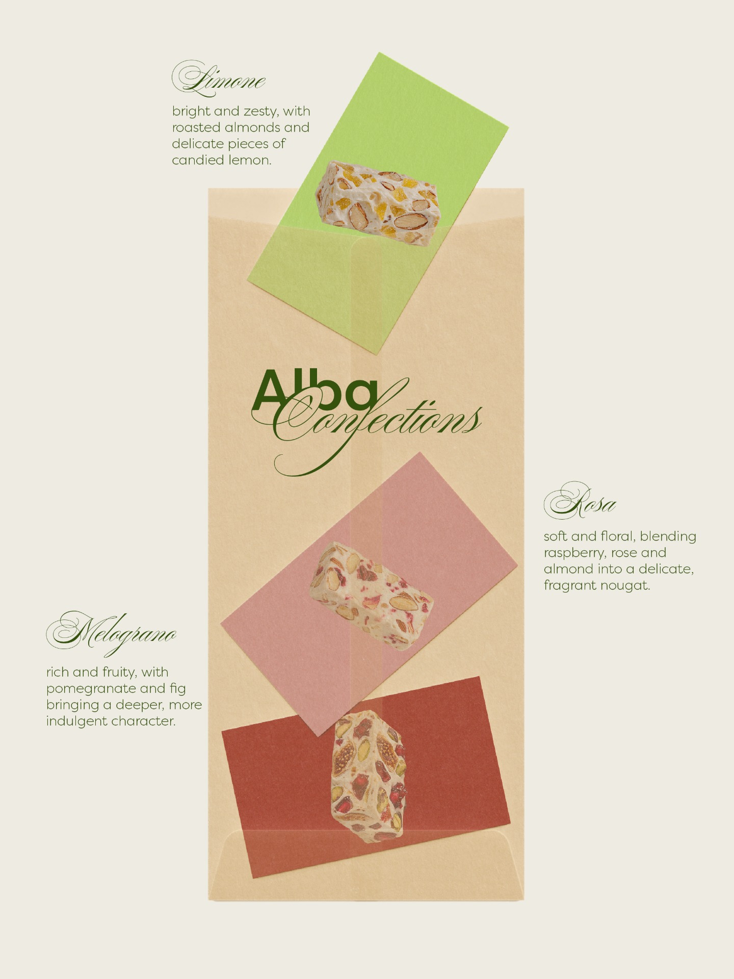 Alba Confections – Artisanal Nougat Packaging