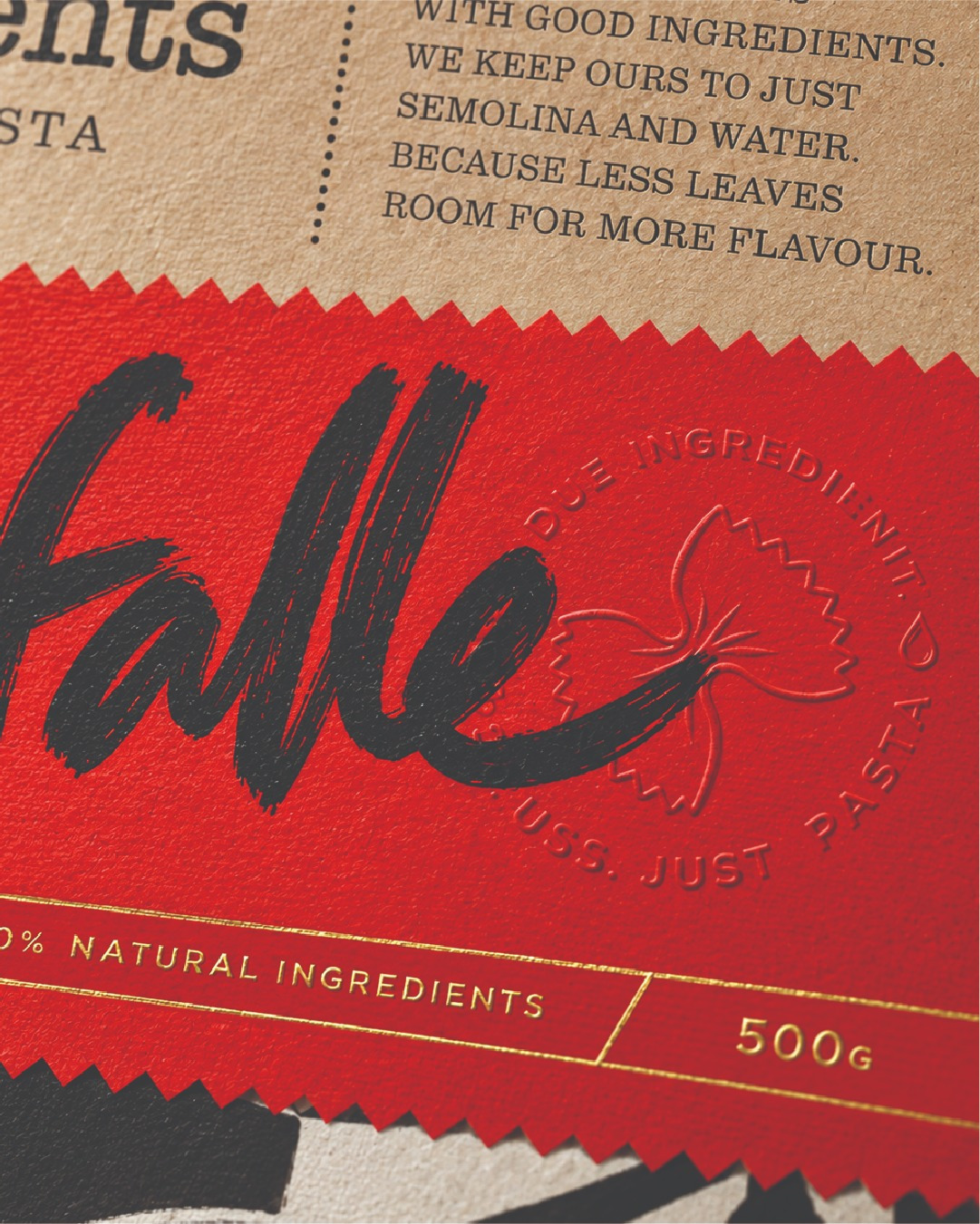 Affogato Brand Design Creates Two Ingredients, an Artisan Pasta Brand Rooted in Simplicity